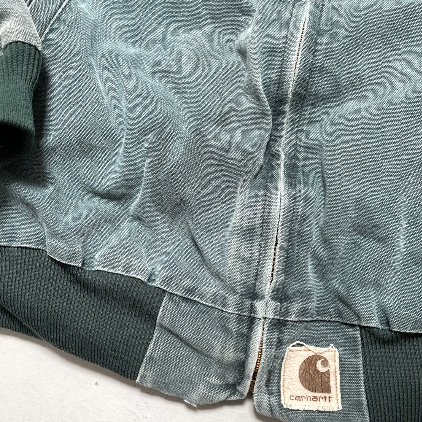 Carhartt VINTAGE Carhartt J14 HTG Santa Fe Bomber Jacket Unisex Adults 2XL Green Canvas Workwear Americana 80s 90s Ranch Size US XXL / EU 58 / 5 - 2 Thumbnail
