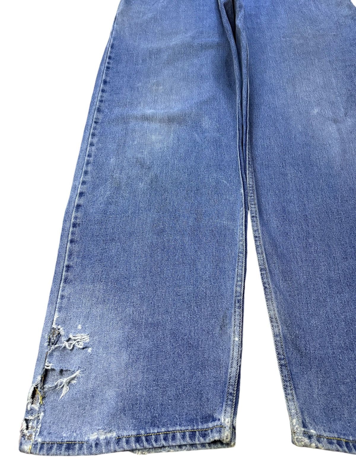 Levi's Vintage 90s Levis Silver Tab Distressed Baggy Jeans Size US 37 - 6 Thumbnail
