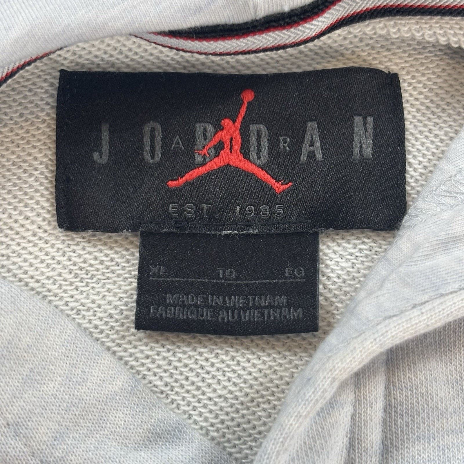 Jordan Brand Jordan Flight MVP Fleece Pullover Light Gray Men XL Hoodie Size US XL / EU 56 / 4 - 3 Thumbnail