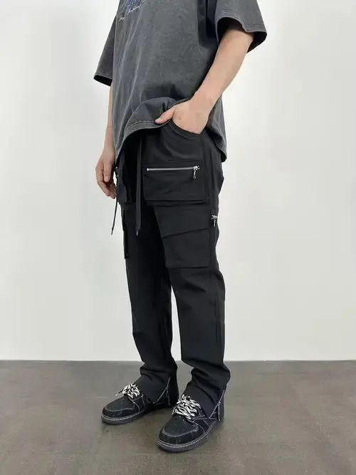Vintage function cargo zipper pants Size US 30 / EU 46 - 1 Thumbnail