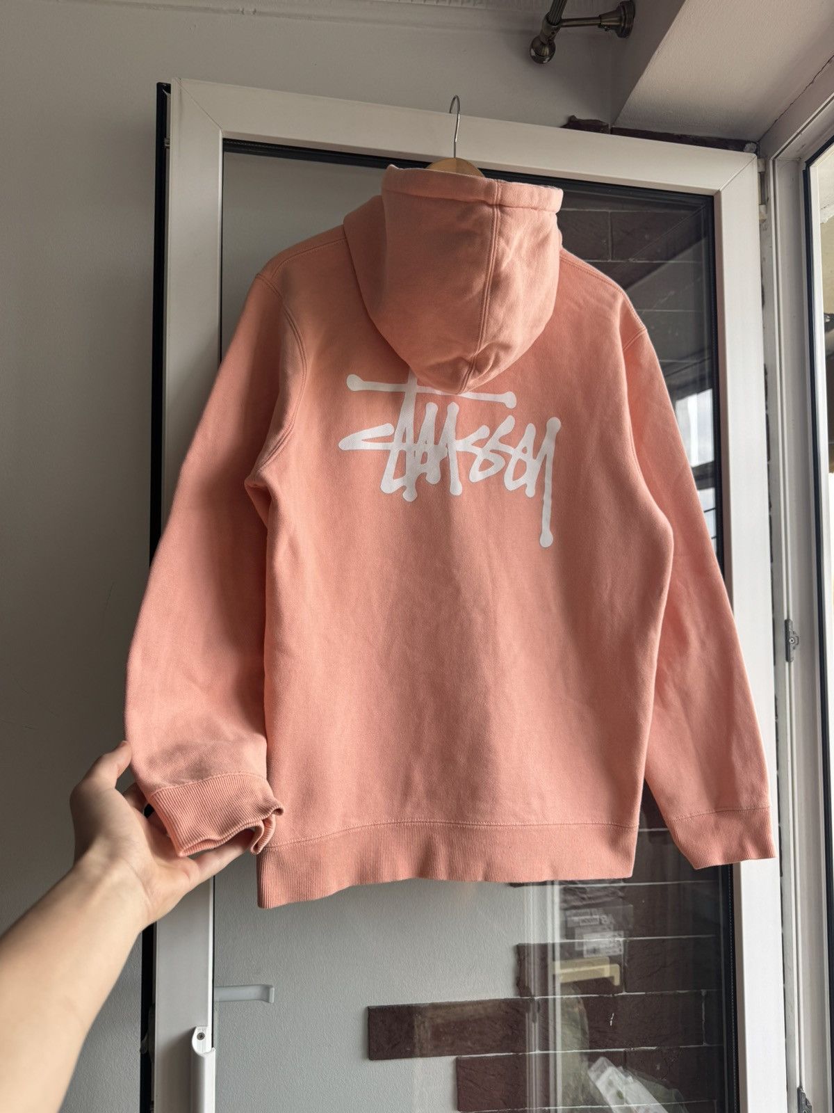 Stussy Stussy peach zip hoodie 00,s Size US L / EU 52-54 / 3 - 3 Thumbnail