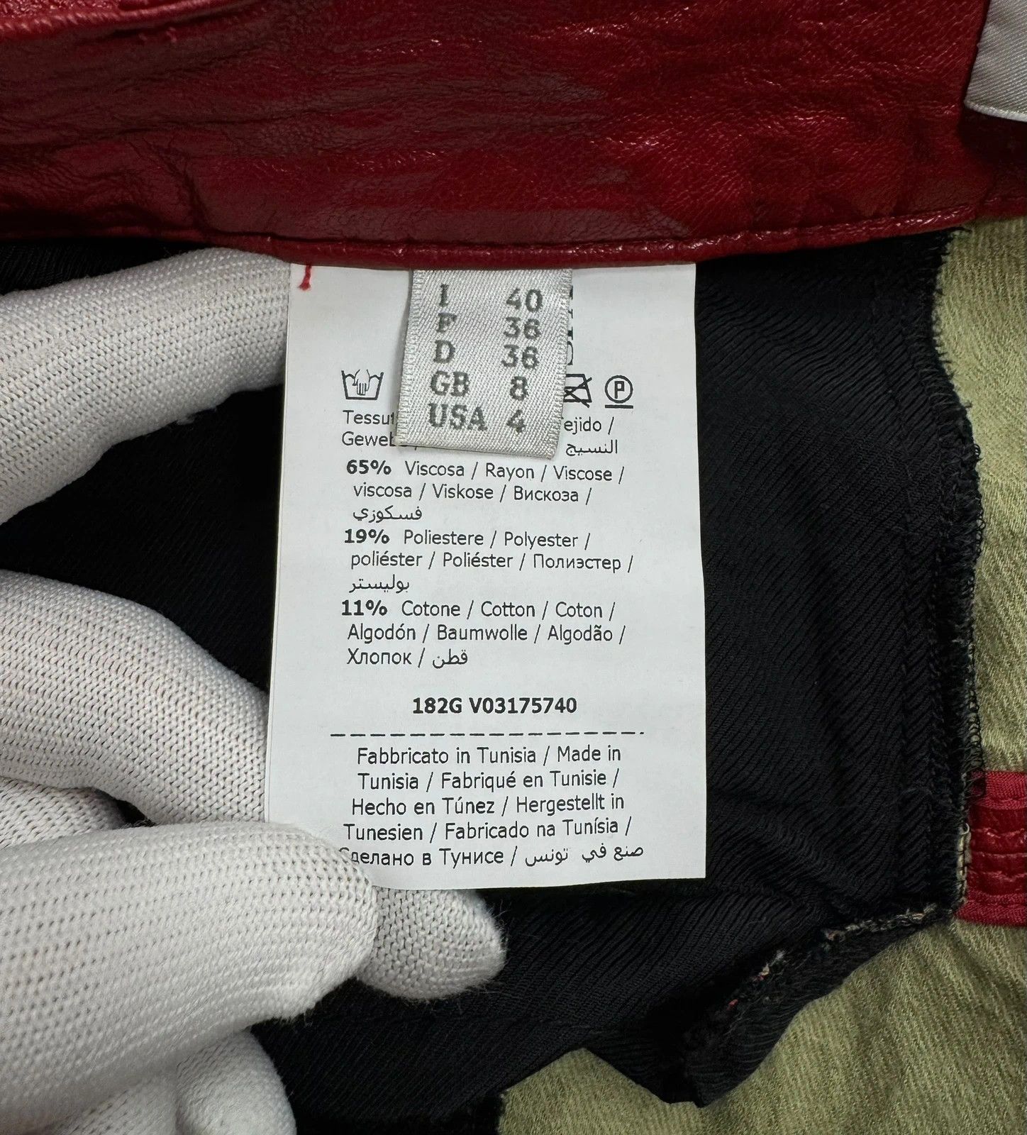 Other Philosophy Di Lorenzo Serafini Faux Leather Trousers Size 27" / US 4 / IT 40 - 13 Thumbnail