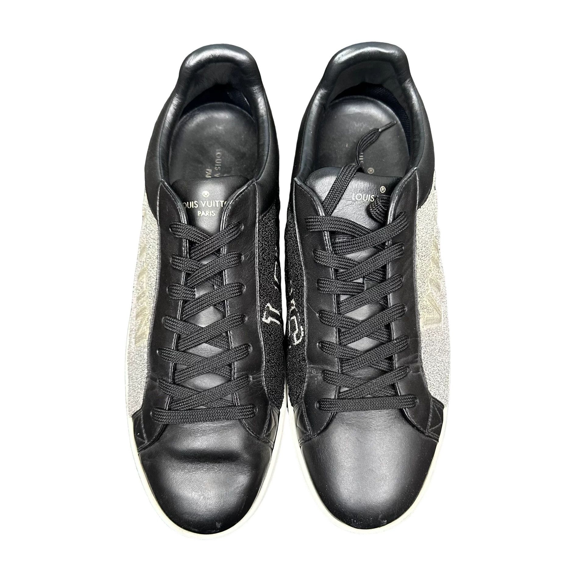 Louis Vuitton Louis Vuitton Logo Embroidery Leather Sneakers Size 8.5 Size US 9.5 / EU 42-43 - 1 Thumbnail