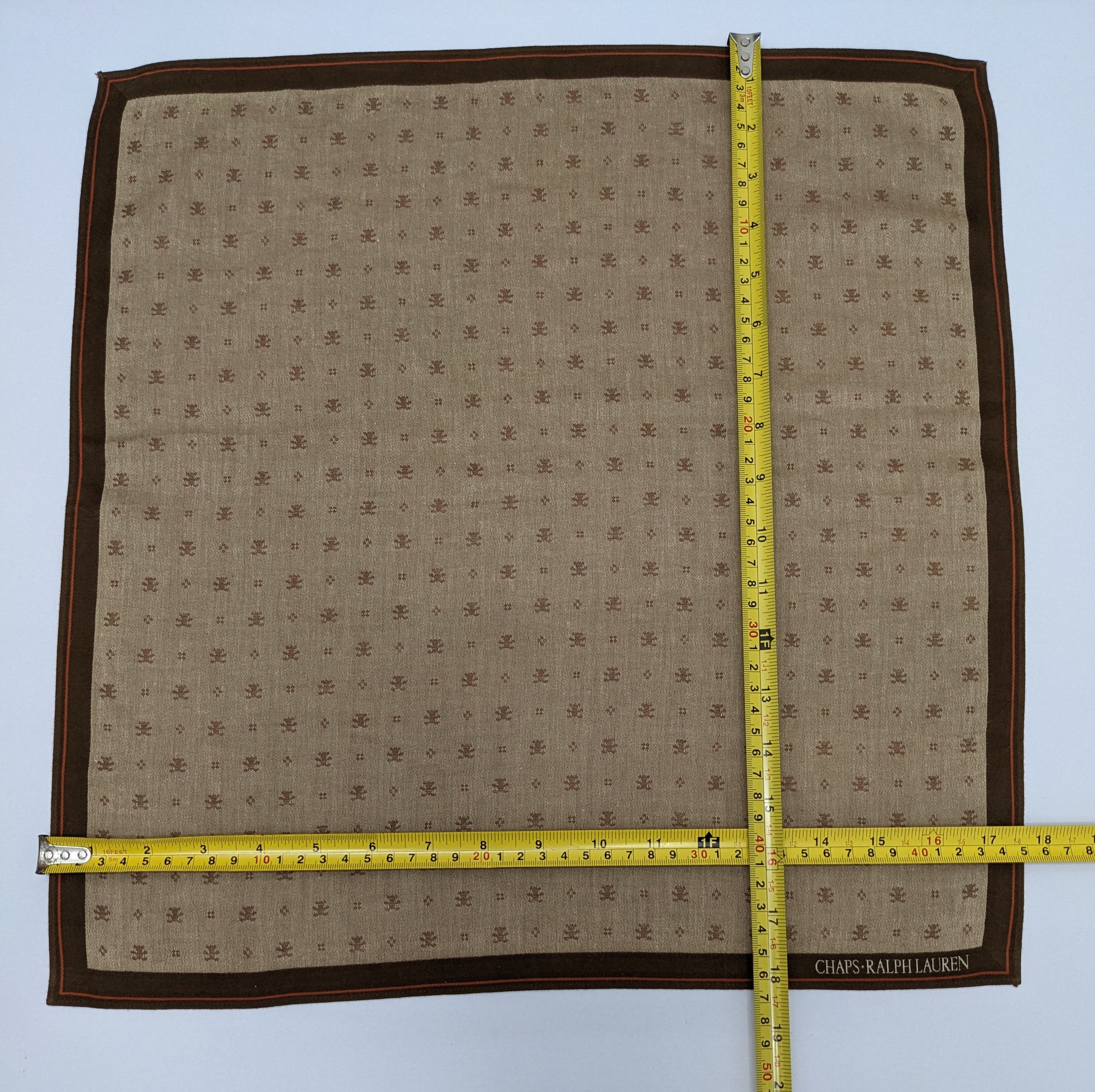 Chaps Ralph Lauren Chaps Ralph Lauren Monogram Bear Print Handkerchief Size ONE SIZE - 4 Thumbnail