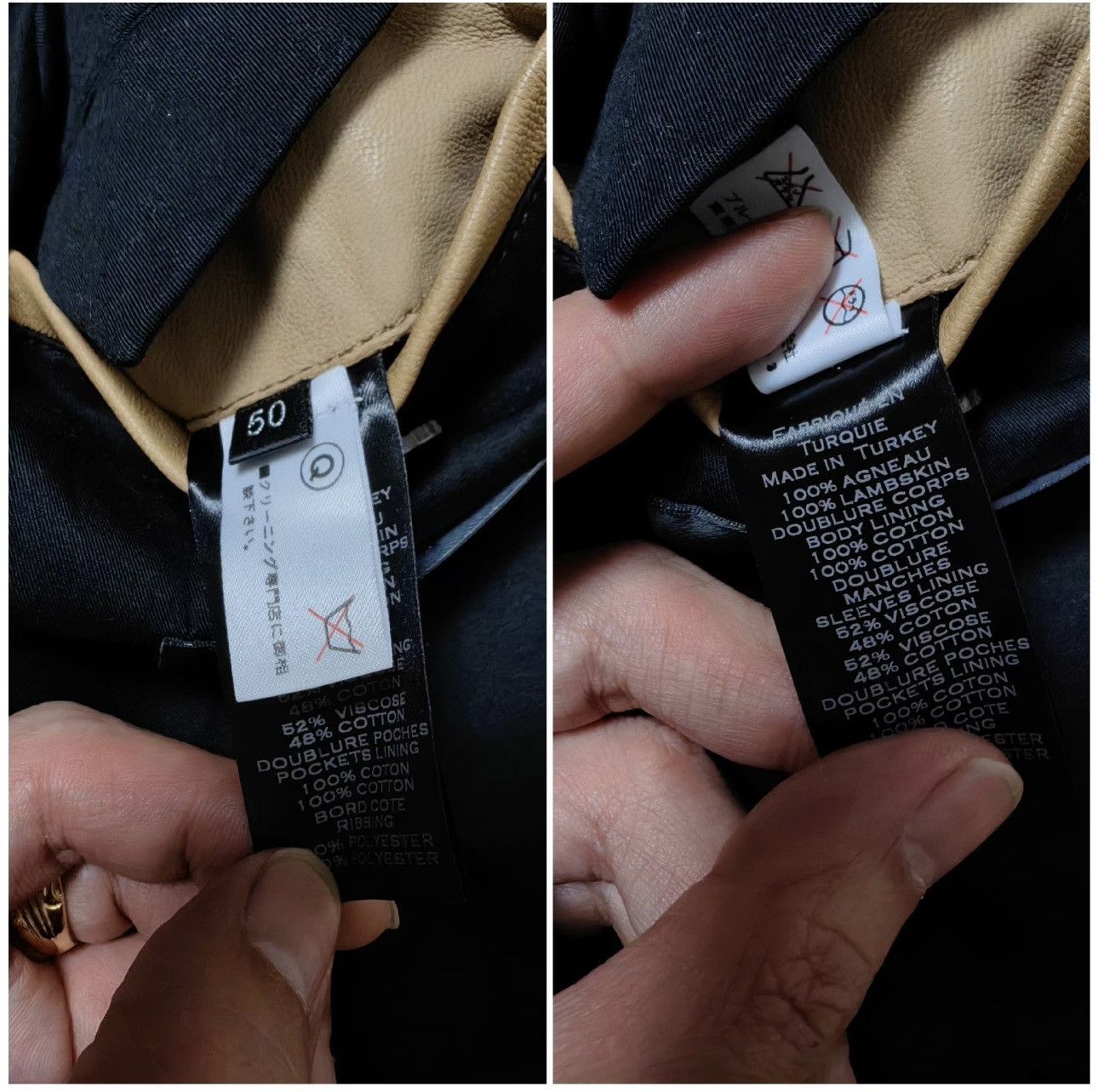 Balmain Balmain double zipper lambskin jacket Size US M / EU 48-50 / 2 - 7 Thumbnail