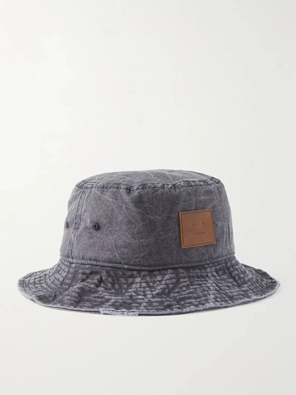 Acne Studios ACNE studios buko canvas face logo Denim Bucket Hat Size ONE SIZE - 1 Thumbnail