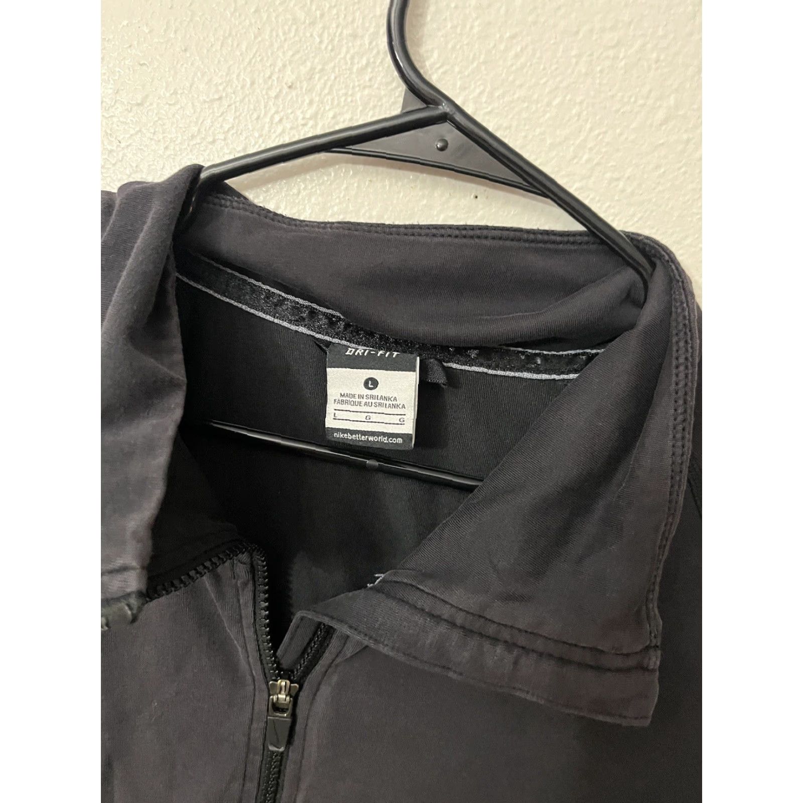Nike Nike Lightweight Full Zip Sweatshirt Women L Black 484719-010 Size L / US 10 / IT 46 - 2 Thumbnail