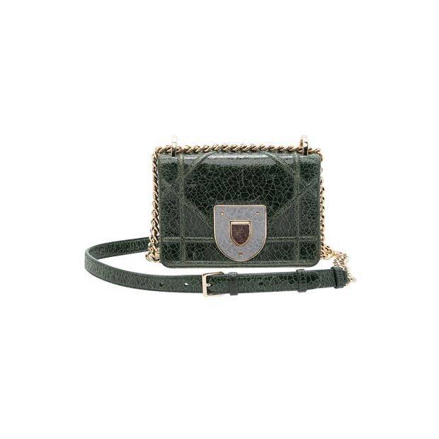 image of Dior Green Deerskin Ama Club Bag, Women's