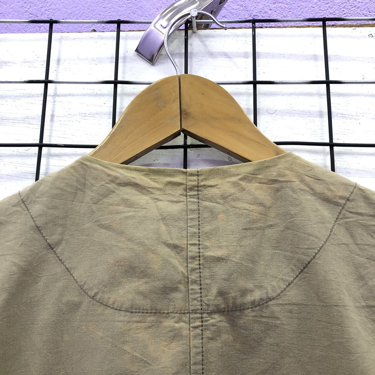 Japanese Brand Pual Ce Cin Nippon Made Outerwear Non Collar Long Coat Size US L / EU 52-54 / 3 - 15 Thumbnail