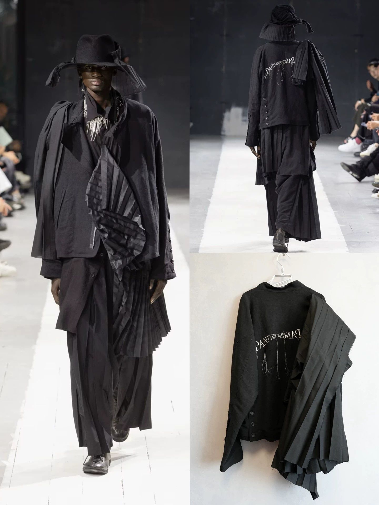 Yohji Yamamoto Yohji Yamamoto 24SS Pleated Embroidered Detachable Jacket 3 Size US L / EU 52-54 / 3 - 1 Thumbnail