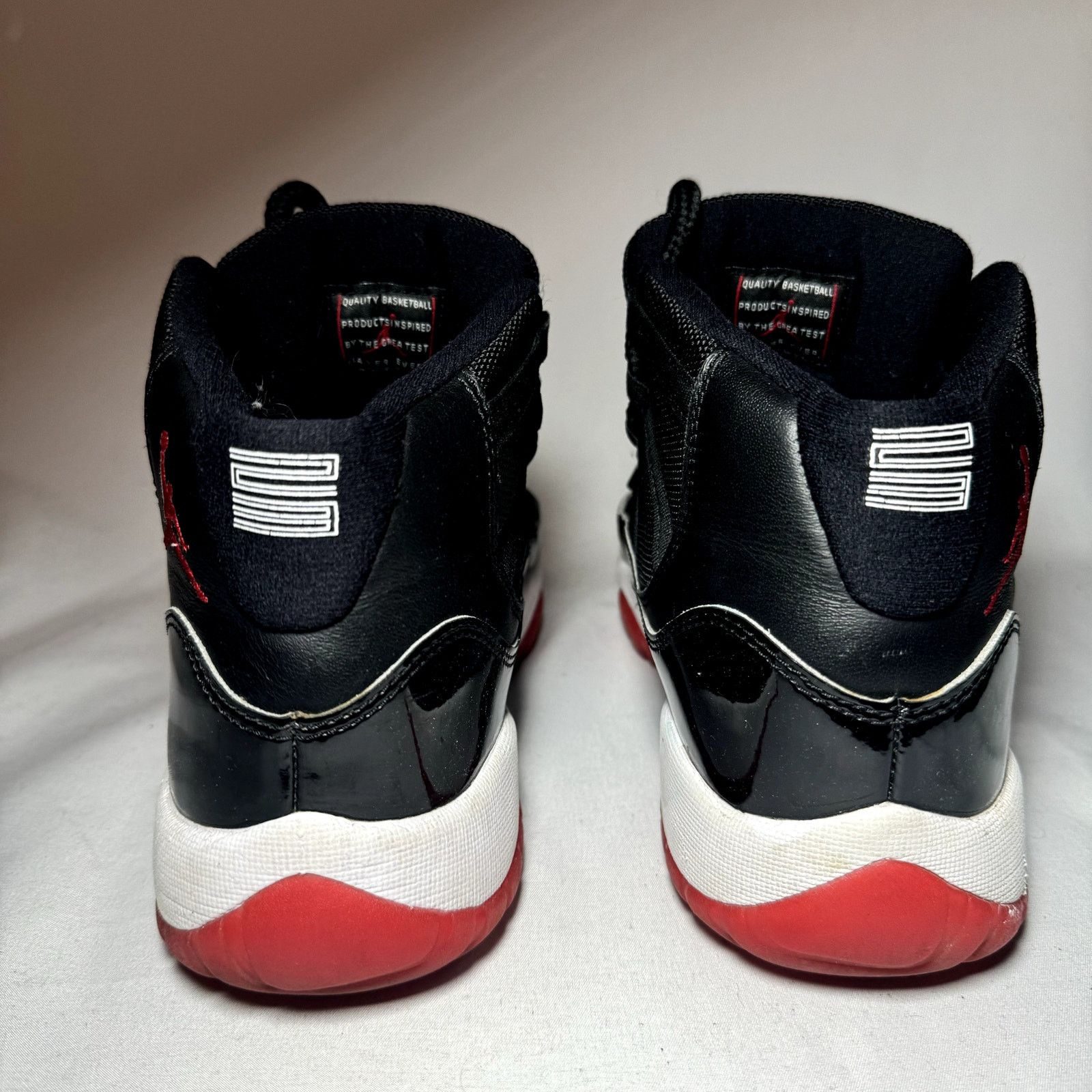 Jordan Brand × Nike Size 7 - Nike Air Jordan 11 Retro GS Bred 2019 Men's Shoes Size US 7 / EU 40 - 6 Thumbnail