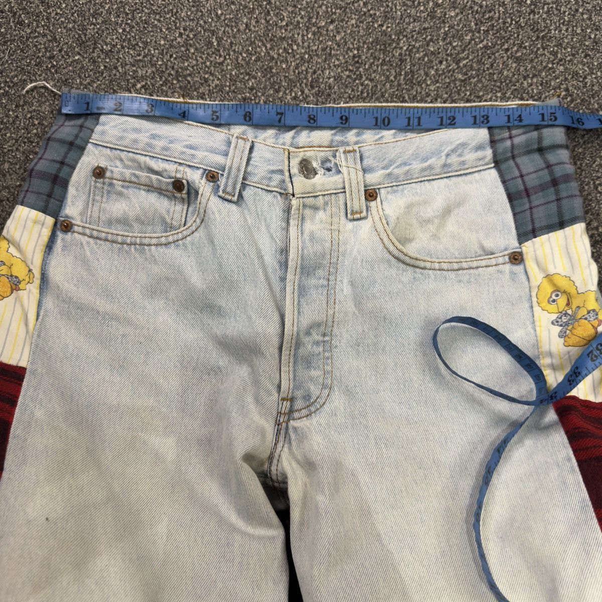 Levi's Vintage 90s Levis Rework Patch Denim W31 Size US 31 - 14 Thumbnail