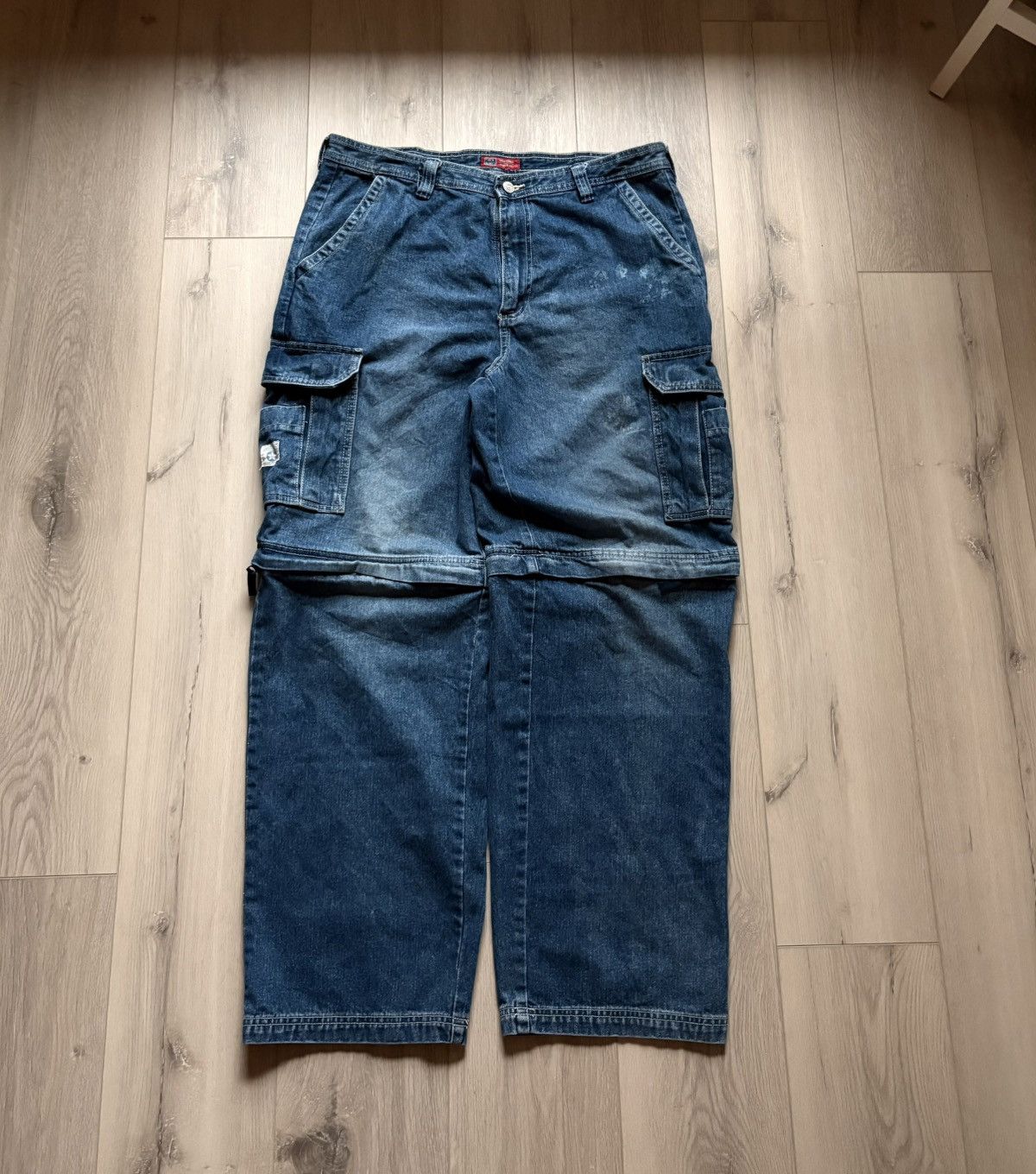 Faded Glory Baggy Faded glory jeans with detachable shorts🔥 Size US 36 / EU 52 - 1 Thumbnail
