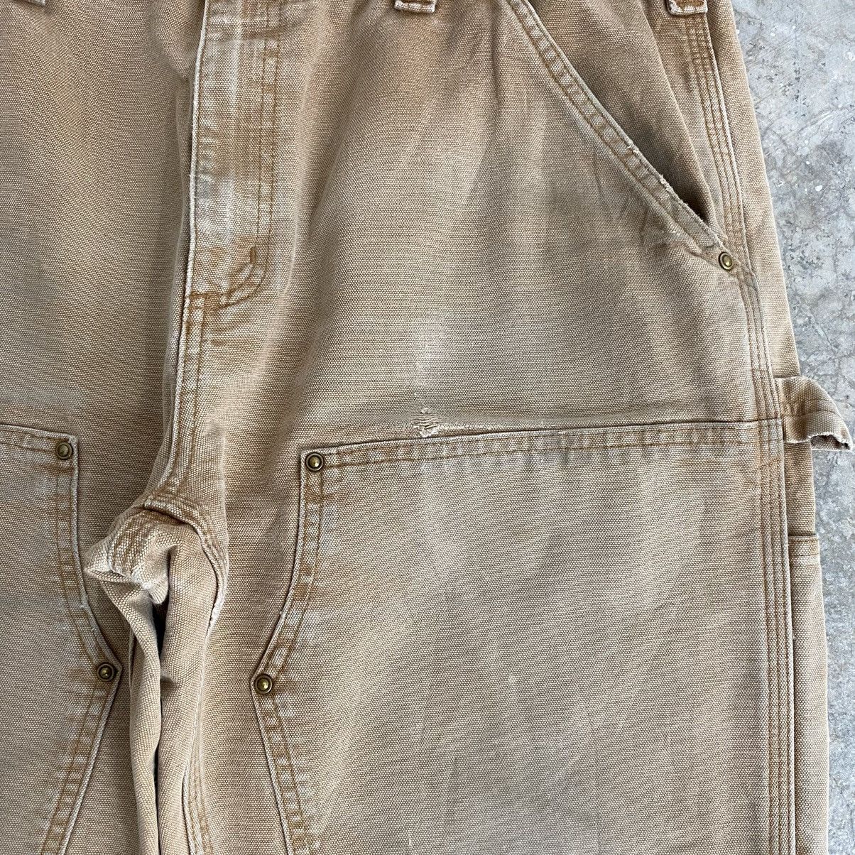 Carhartt VTG Carhartt Double Knee Faded Distressed Carpenter Pants Size US 37 - 12 Thumbnail