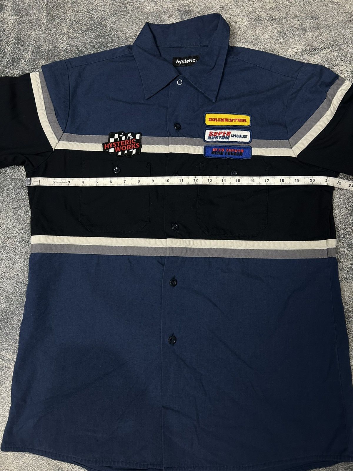 Hysteric Glamour Vintage Hysteric Glamour Head fucker workshirt Size US L / EU 52-54 / 3 - 10 Thumbnail