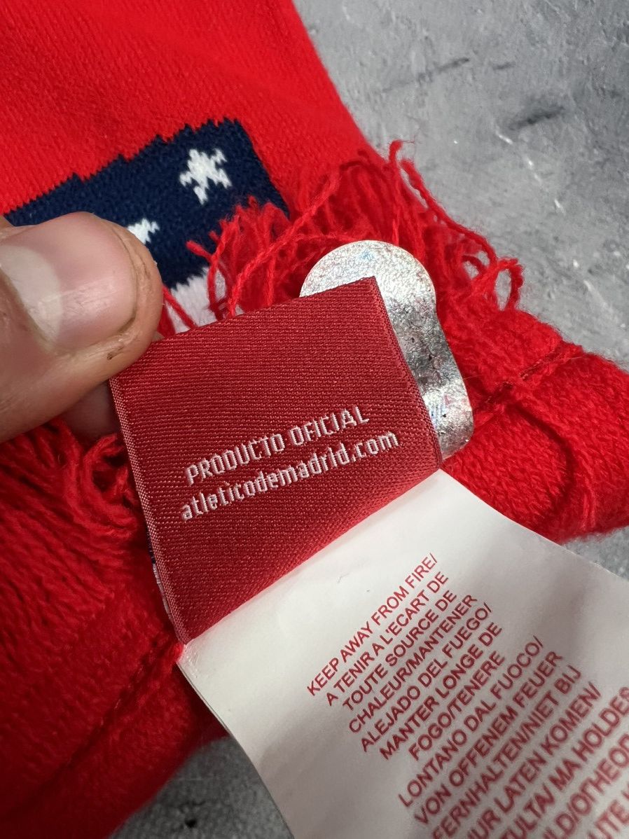 Vintage Vtg Atletico De Madrid Scarf Product Official Size ONE SIZE - 7 Thumbnail