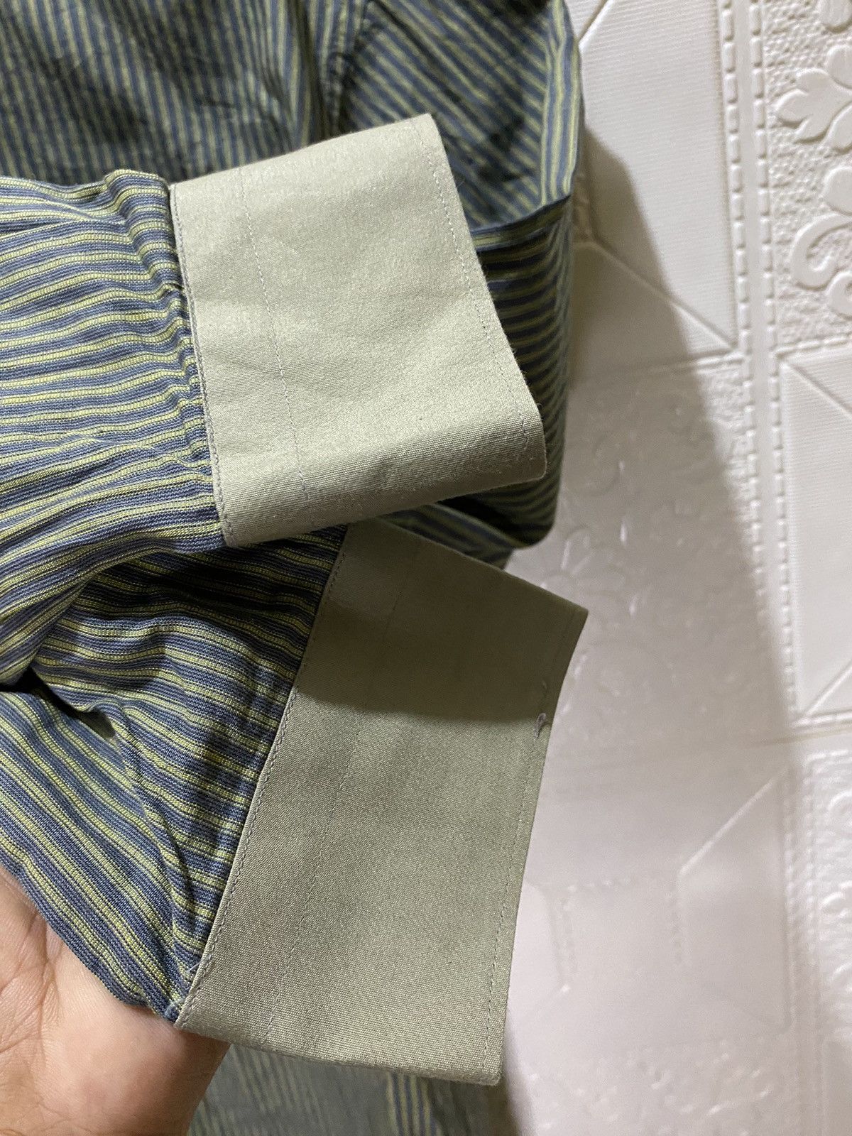 Balenciaga × Vintage Vintage Balenciaga Striped Longshirts Size US L / EU 52-54 / 3 - 5 Thumbnail