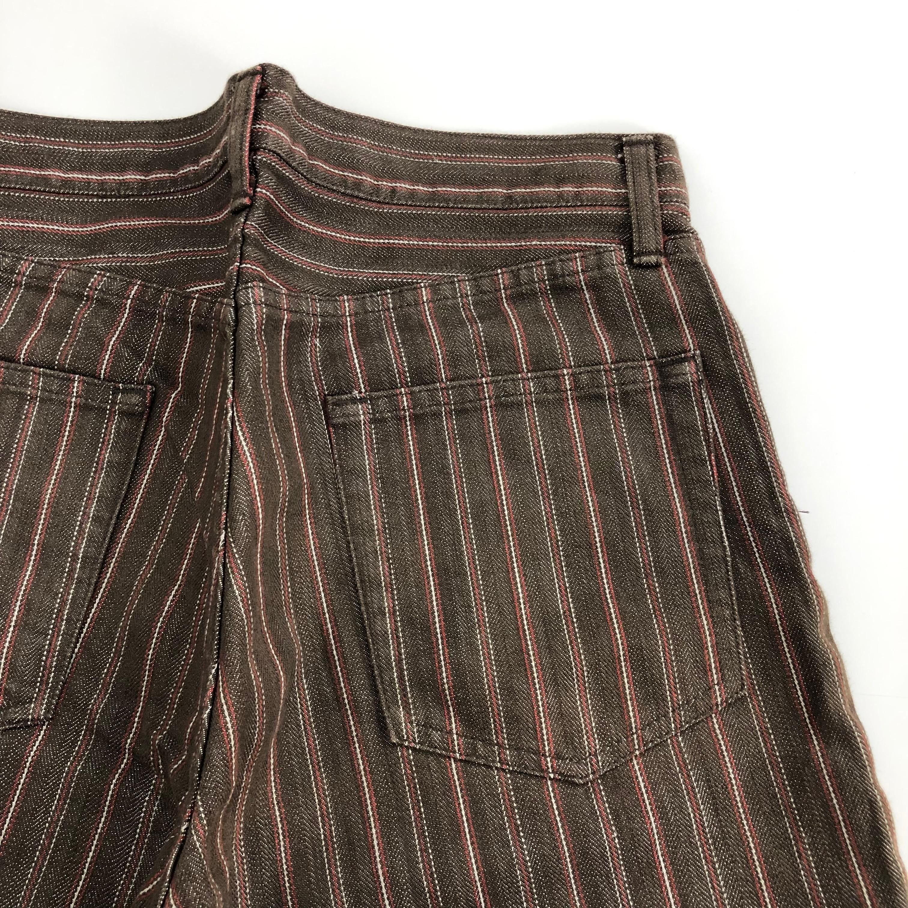 semanticdesign 2000s Semanticdesign Striped Lined Lgb Style Flared Jeans Size US 31 - 11 Thumbnail