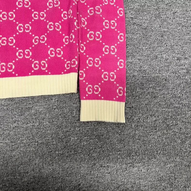 Gucci Gucci Double G full print pink cardigan jacket 2502-Nextarr Size US XS / EU 42 / 0 - 4 Thumbnail