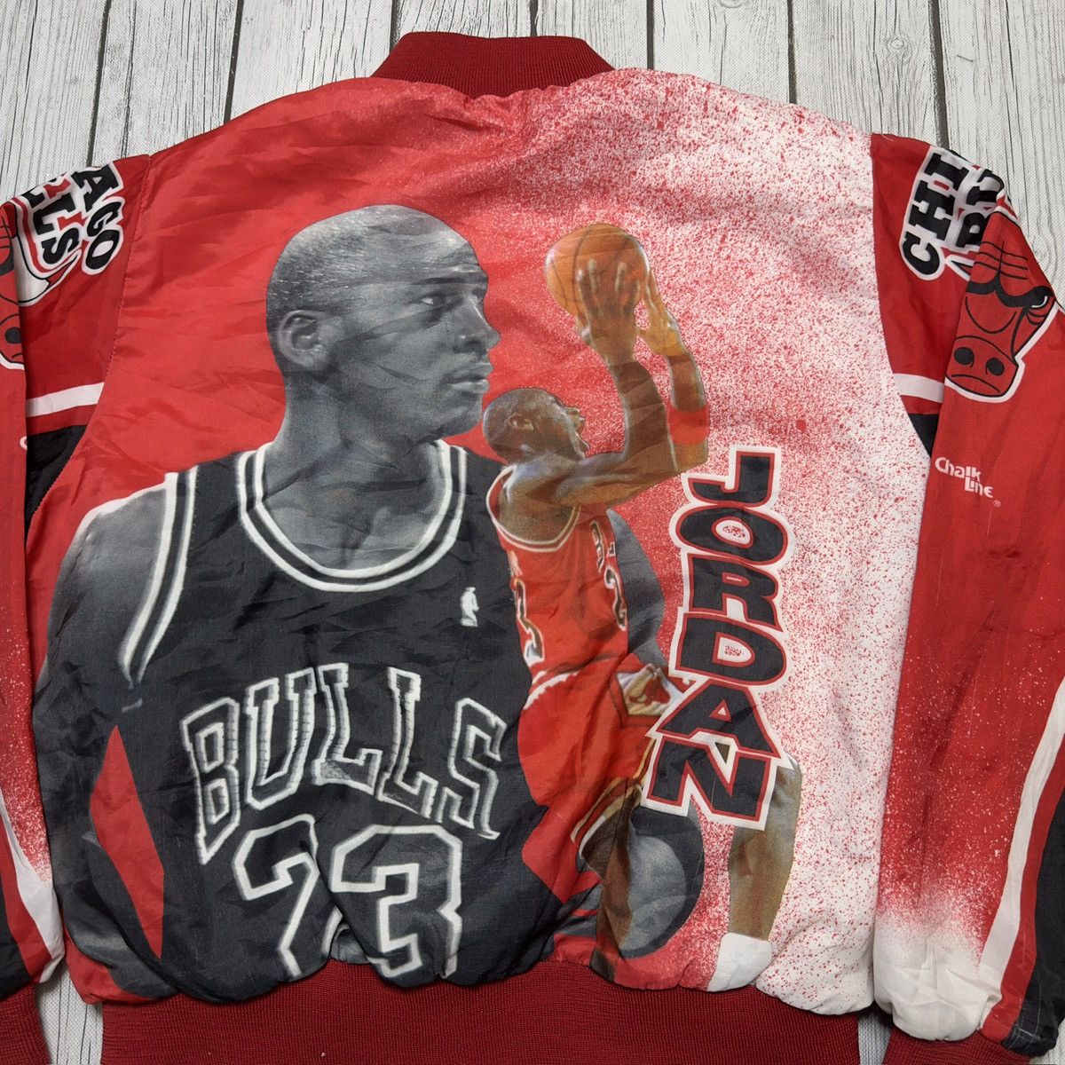 NBA Vintage Chicago Bulls Michael Jordan jacket Size US XS / EU 42 / 0 - 3 Thumbnail