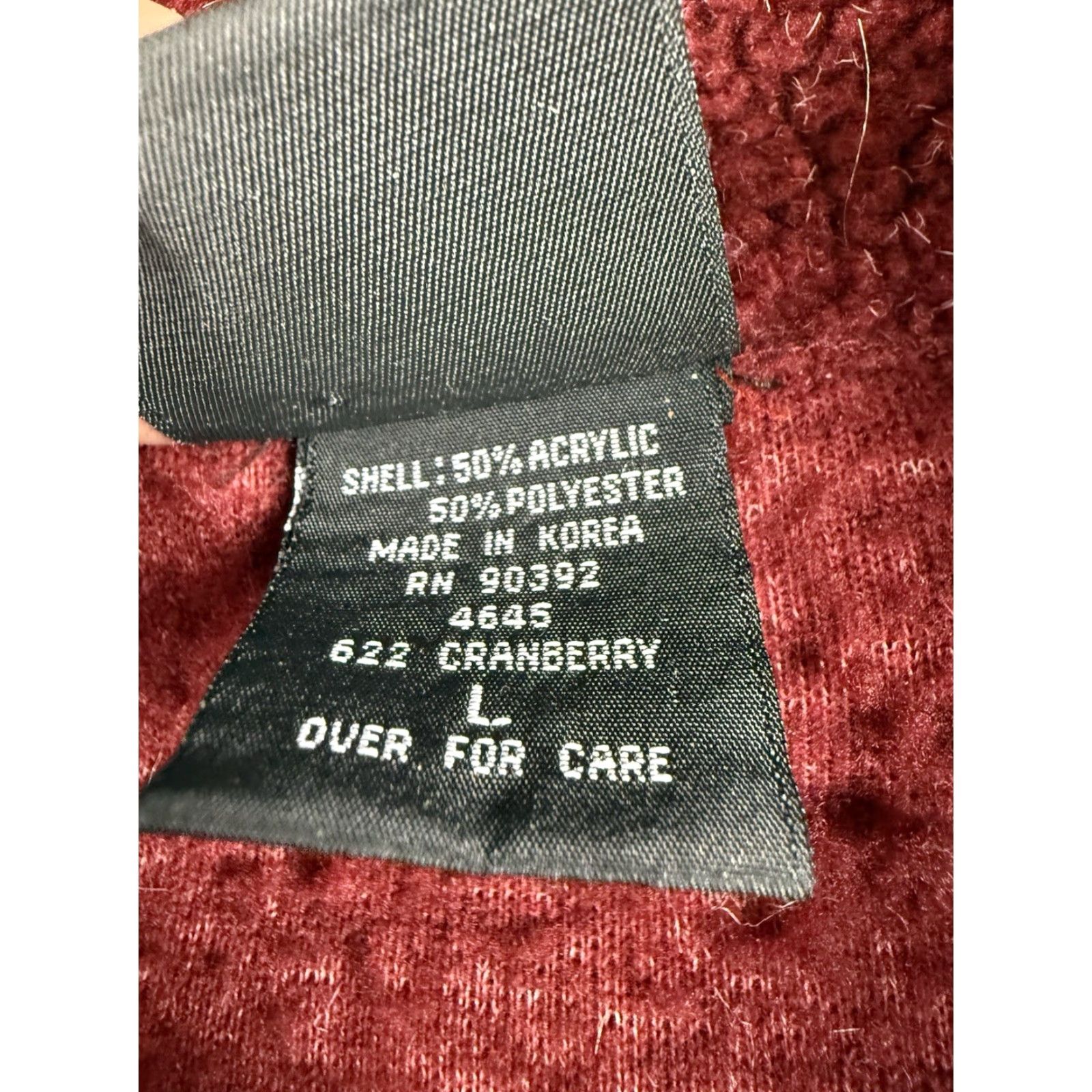 Vintage Power House Gym Mens 1/4 Zip Fleece Red Sweater L Large Pullover Size US L / EU 52-54 / 3 - 3 Thumbnail