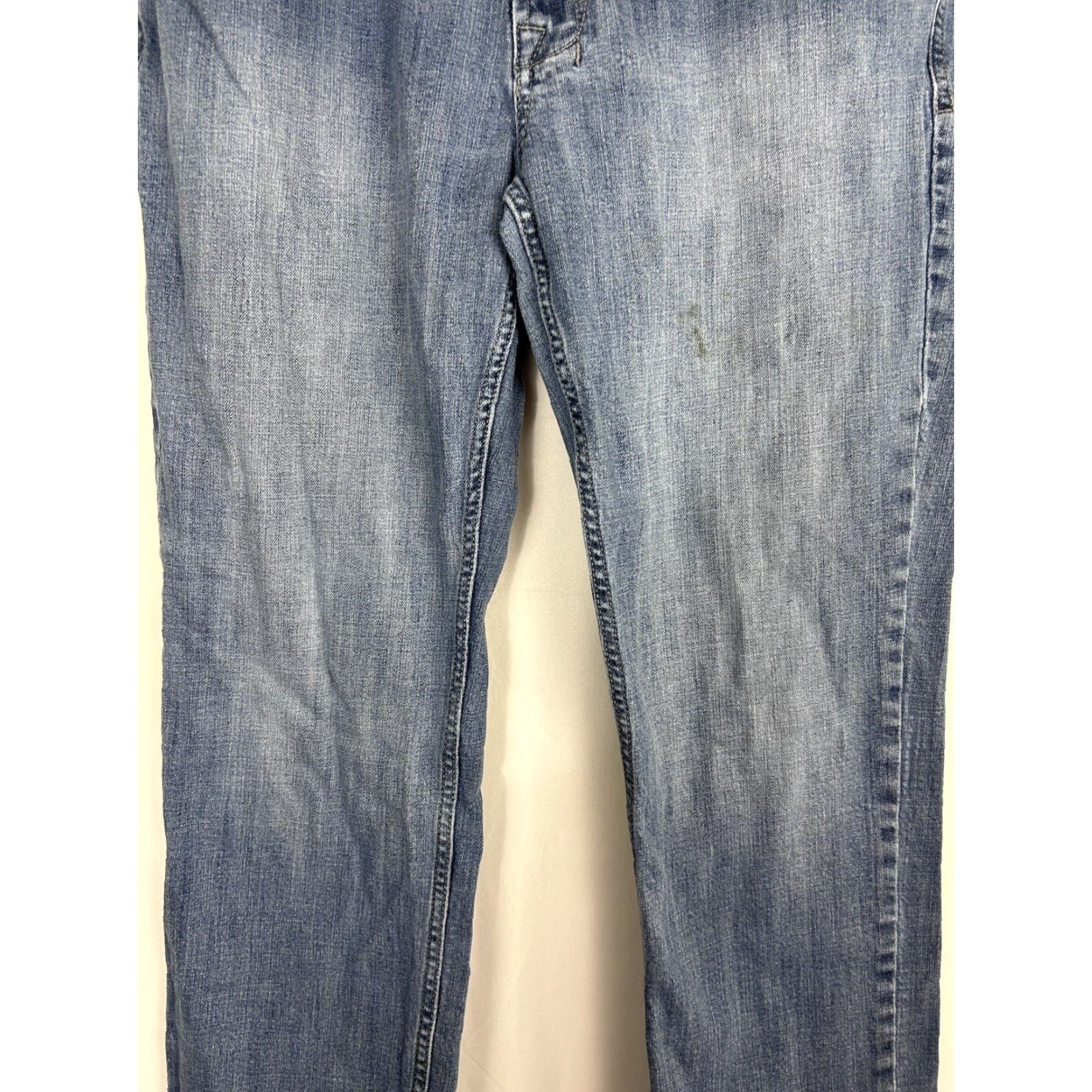 Buffalo David Bitton Buffalo David Bitton Jeans Jackson-X Straight Stretch Men's 36 x 30 Medium Wash Blue Denim Logo American Regular Mens Size US 36 / EU 52 - 3 Thumbnail