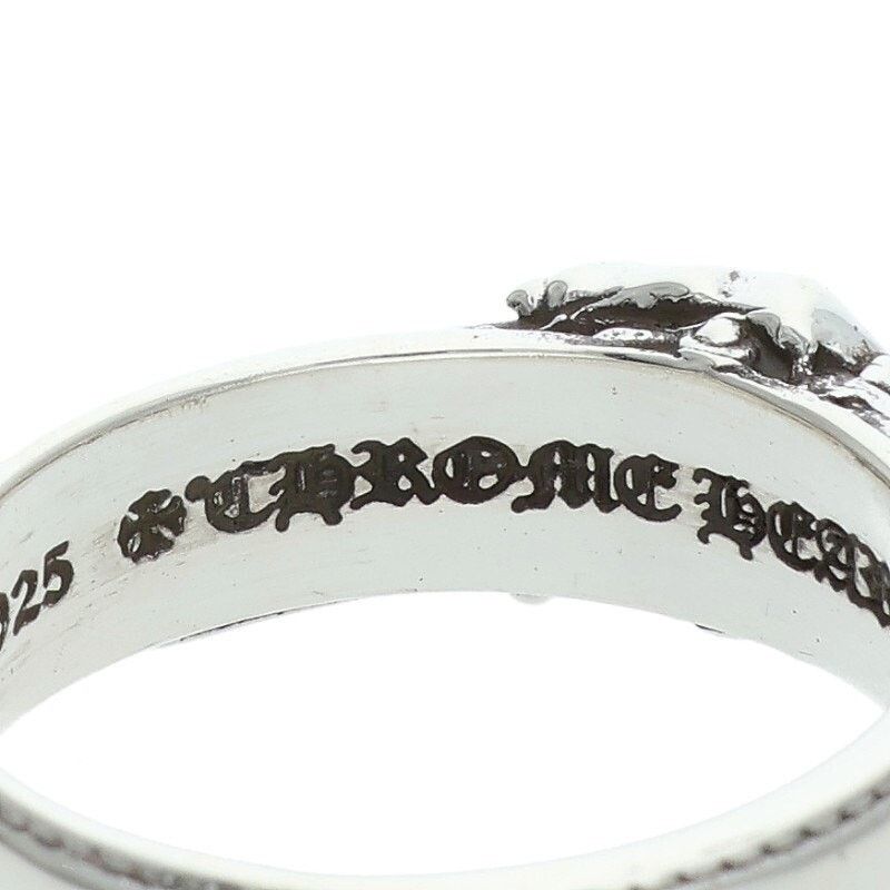 Chrome Hearts Chrome Hearts Belted CH Logo Small Silver Ring Size ONE SIZE - 3 Thumbnail