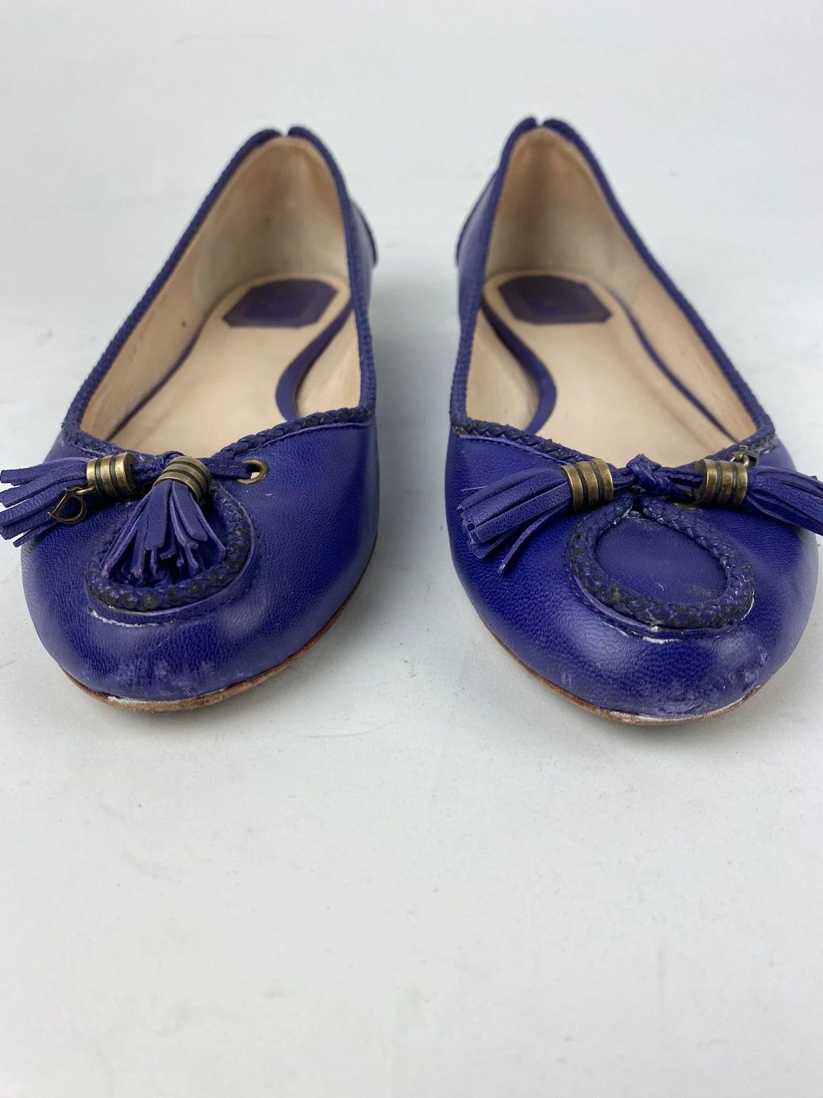 Designer × Dior christian dior ballet flat shoes cyber vintage retro leather Size US 7.5 / IT 37.5 - 2 Thumbnail