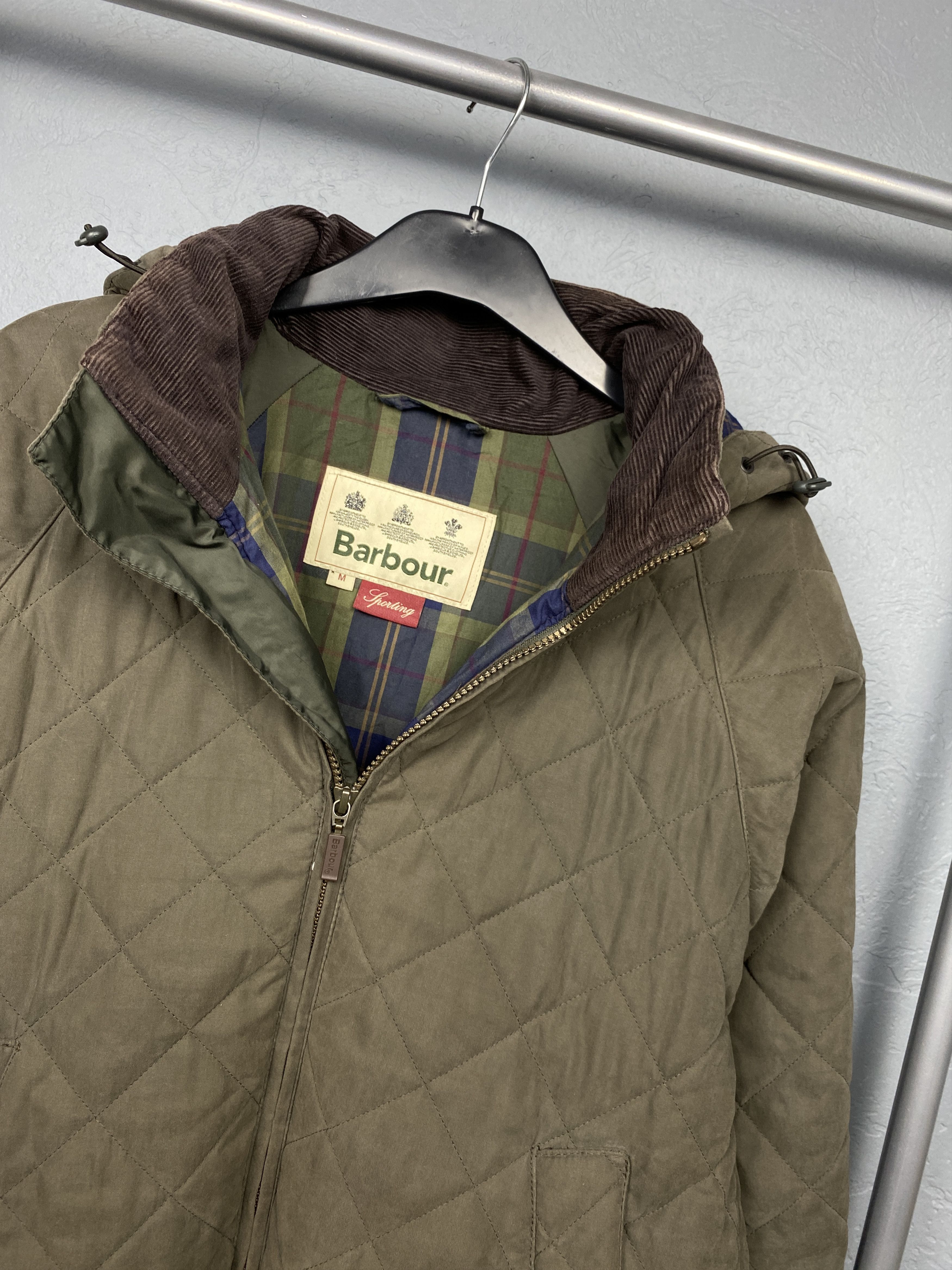 Barbour × Vintage Barbour Sporting Quilt Vintage Mens Quilted Jacket Size US M / EU 48-50 / 2 - 2 Thumbnail