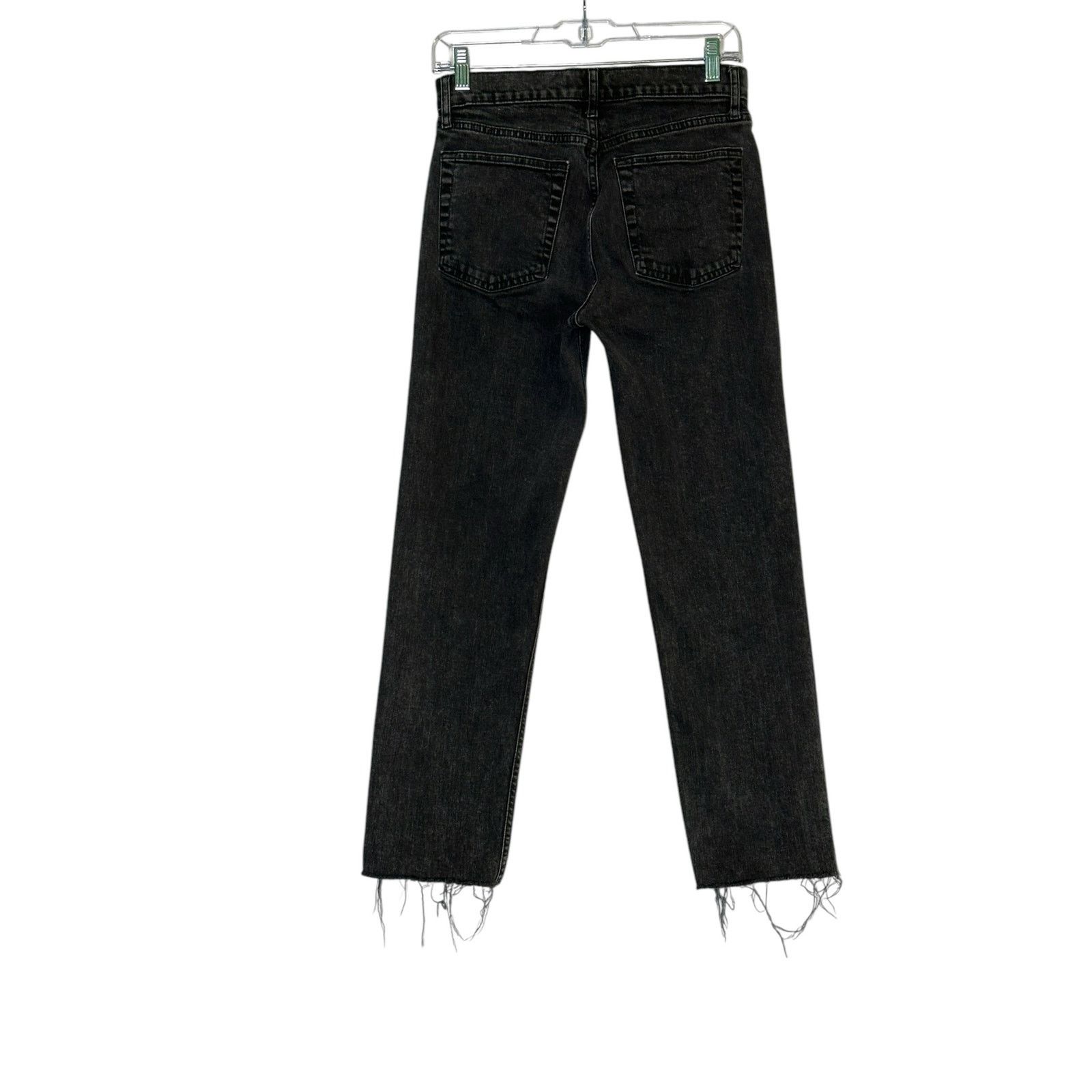 Gap Gap black regular fit straight high rise ankle jeans size 27 Size 28" / US 6 / IT 42 - 1 Thumbnail