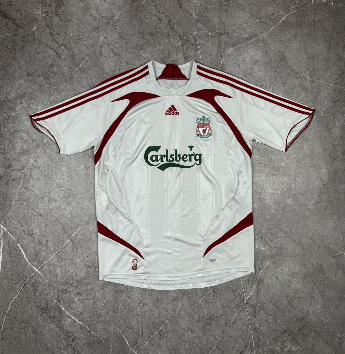 Adidas Adidas Liverpool 2007-2008 Jersey T- 5 shift Y2K style Size US L / EU 52-54 / 3 - 1 Thumbnail