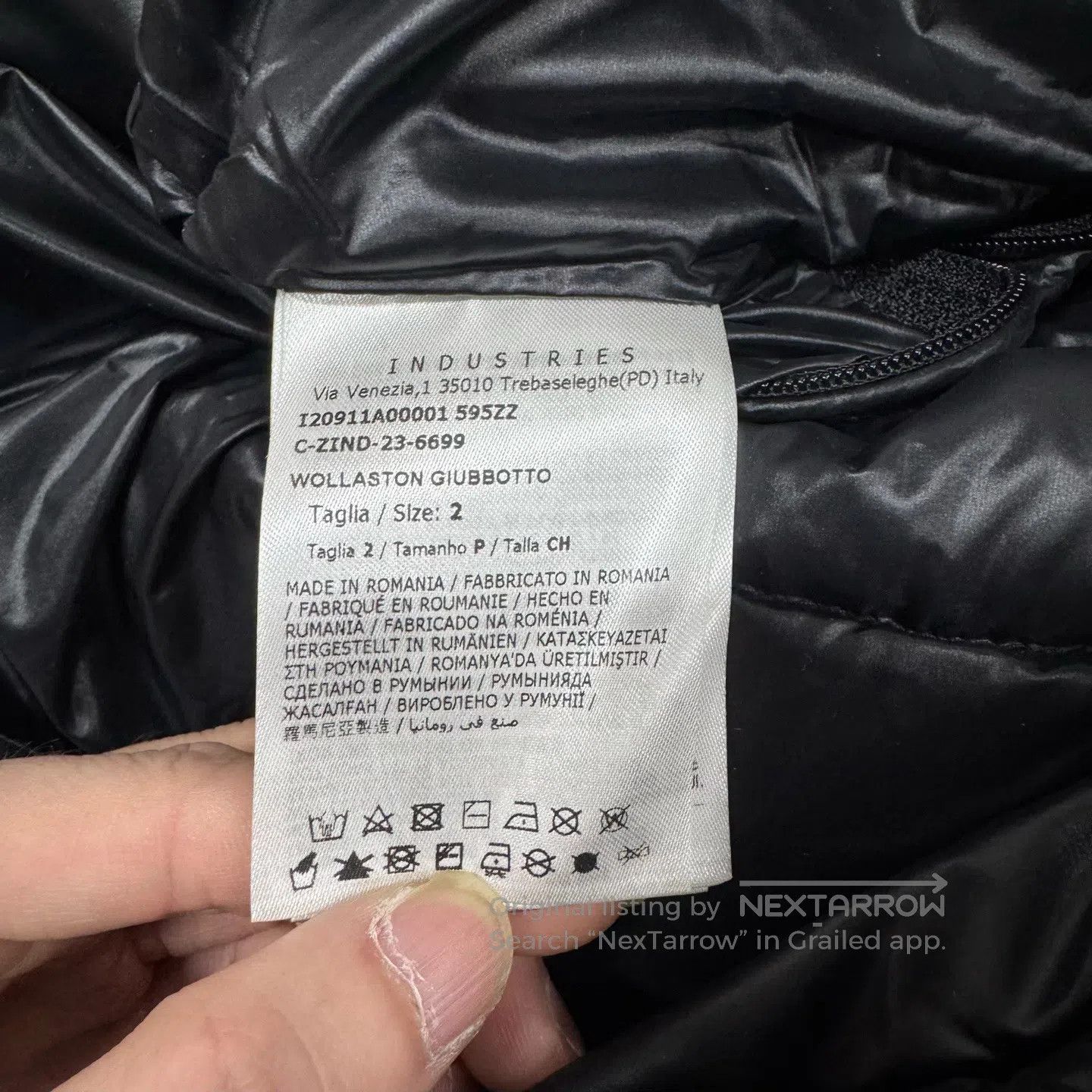 Moncler Moncler Wollaston Series Logo Down jacket| Size US M / EU 48-50 / 2 - 8 Thumbnail