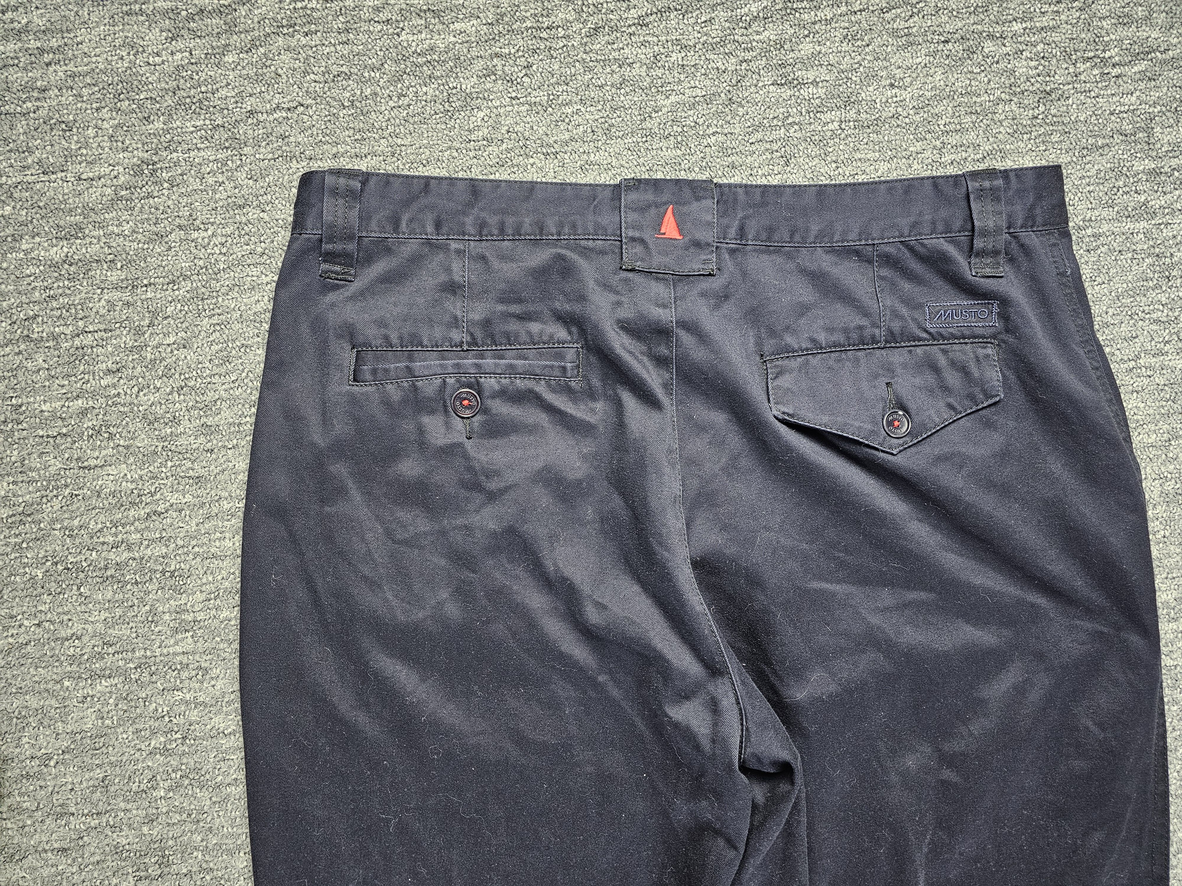 Musto Musto Navy Straight Leg Chino Trousers Sailing Outdoor 36L Size US 36 / EU 52 - 6 Thumbnail