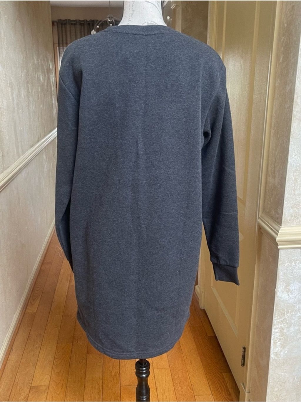Puma Puma Athletic Fleece Sweatshirt Dress Dark L NWT Athleisure Size L / US 10 / IT 46 - 5 Thumbnail