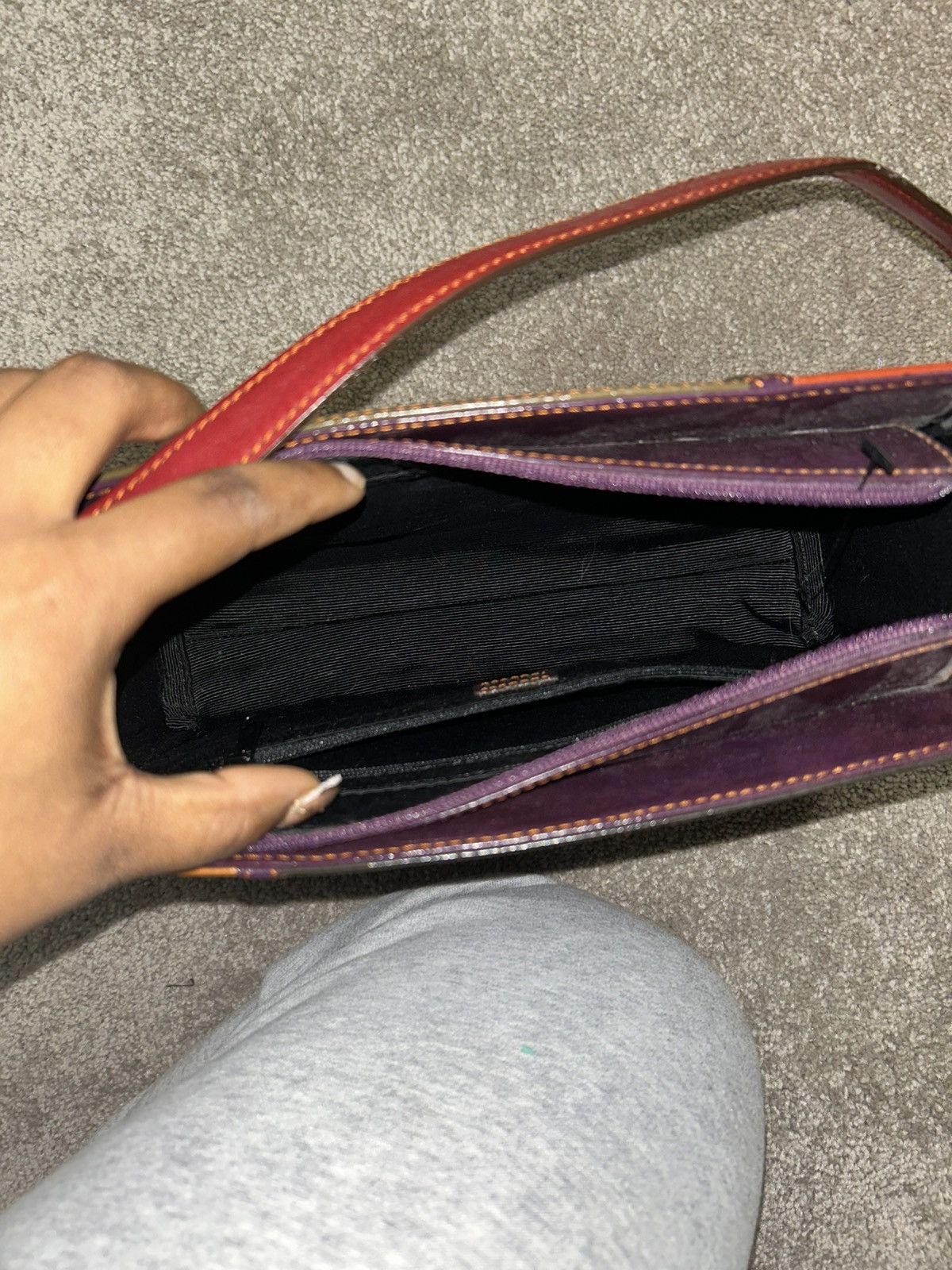 Vintage Vintage patchwork shoulder bag!! Size ONE SIZE - 3 Thumbnail