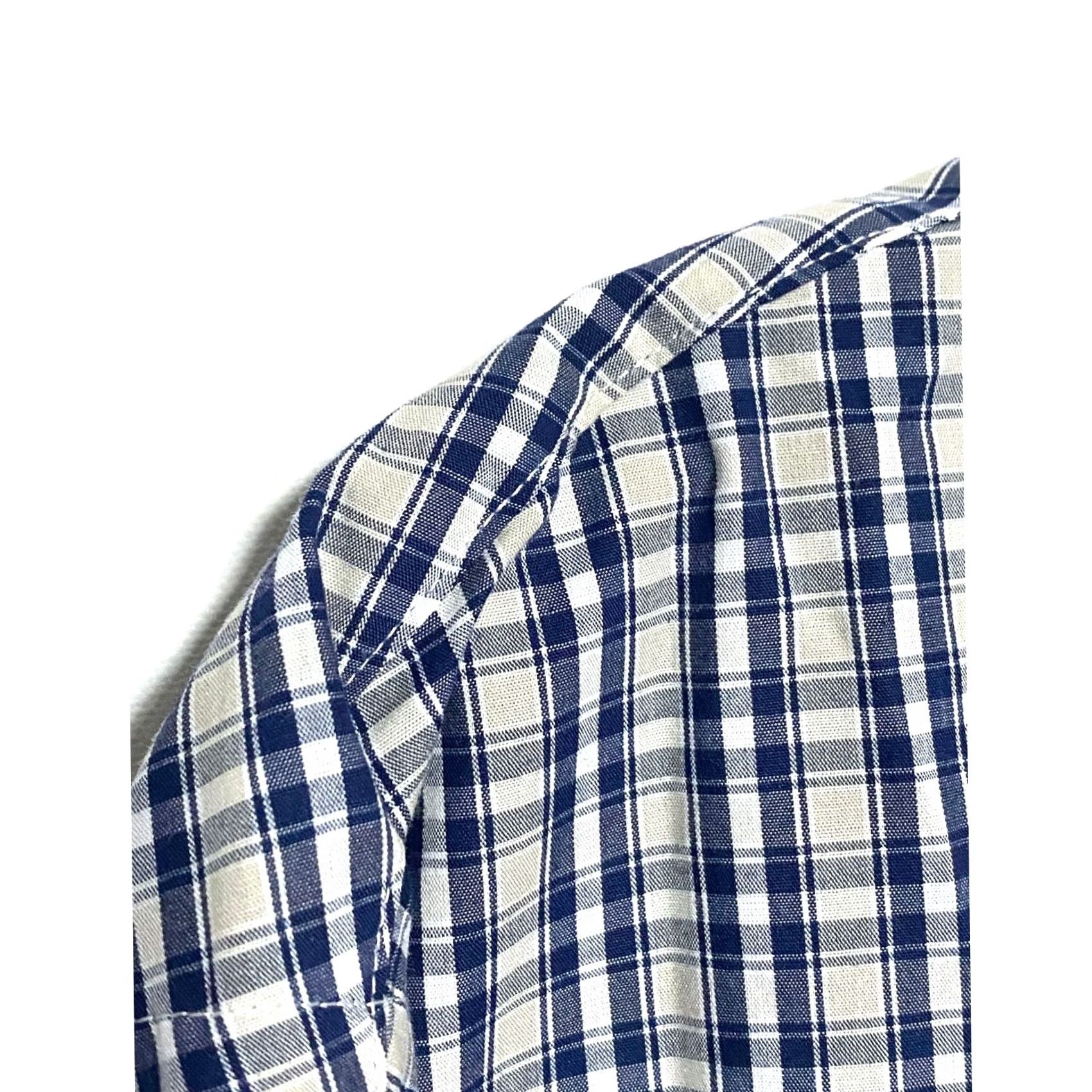 Dockers VINTAGE Dockers Plaid Button Shirt Men L Pocket Preppy Office Career Stretch Casual Size US L / EU 52-54 / 3 - 5 Thumbnail