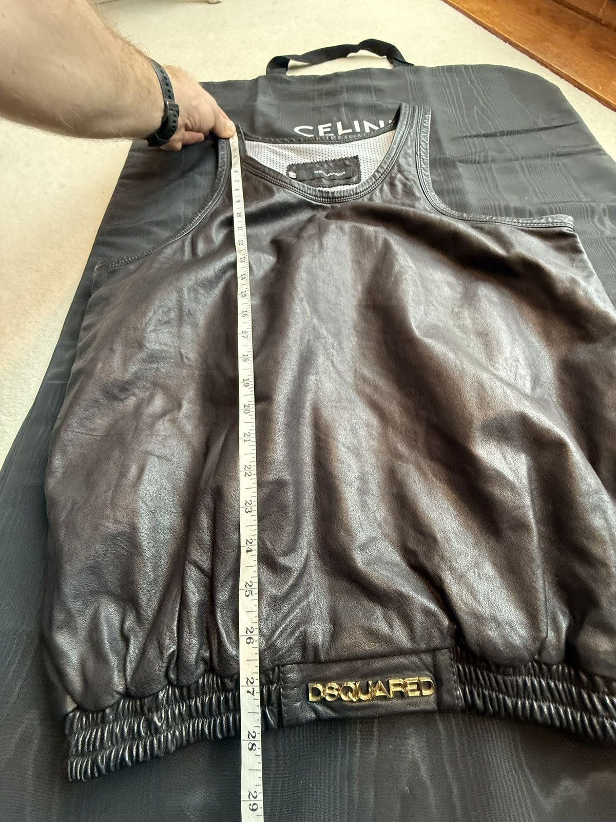 Dsquared2 SS09 Dsquared archive black leather tank vest shirt logo Size US M / EU 48-50 / 2 - 6 Thumbnail