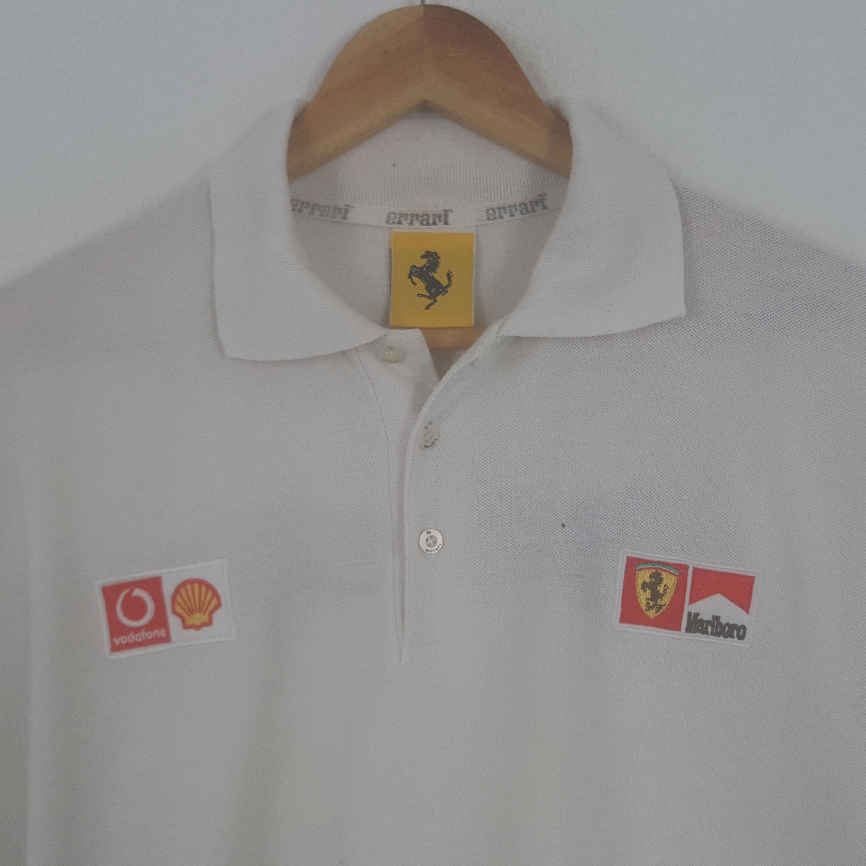 Ferrari × Vintage Vintage Ferrari Formula One Racing Team Embroidery Polos Size US XL / EU 56 / 4 - 4 Thumbnail