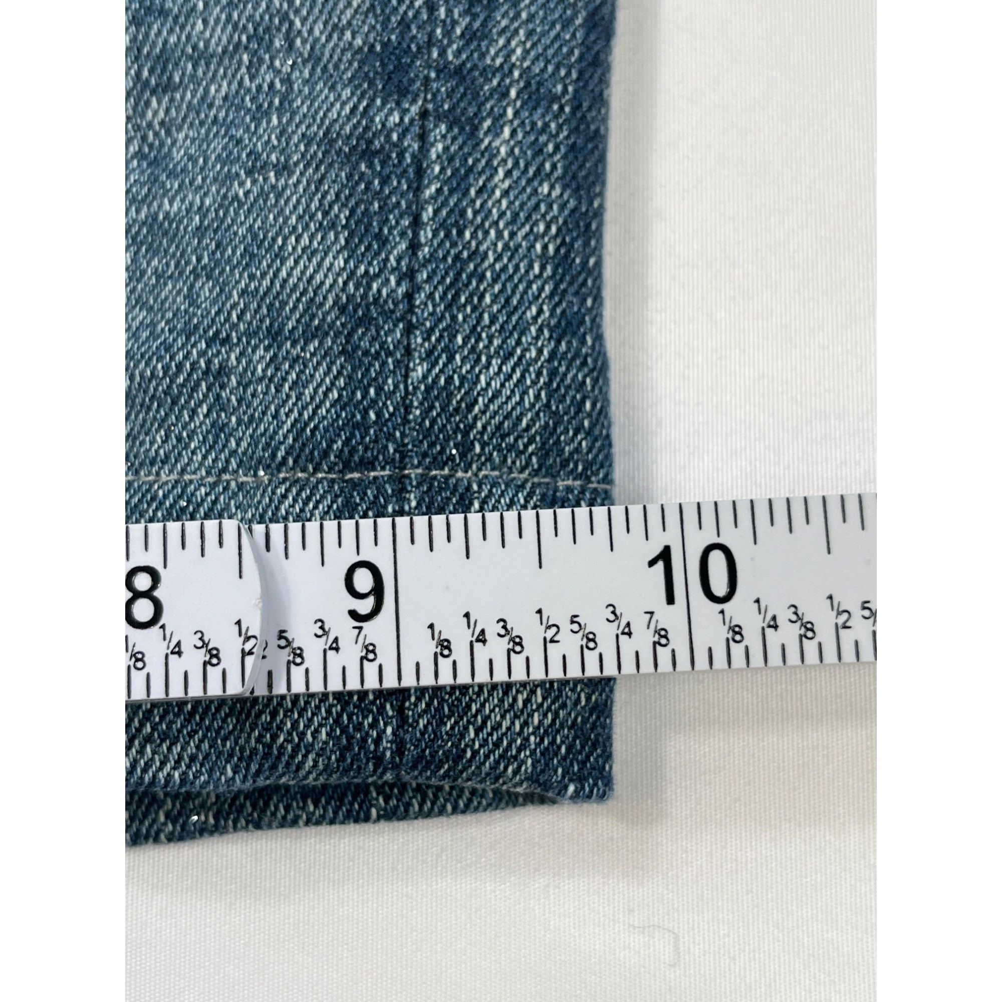 7 For All Mankind 7 For All Mankind SKU 7571 Womens Distressed Blue Denim Jean Size 22" - 13 Thumbnail