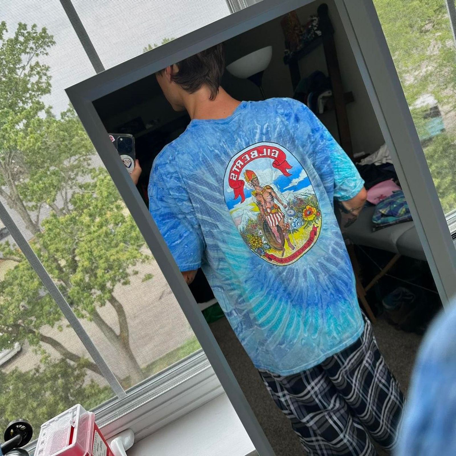 Vintage Tie Dye Gilbert’s El Indio Santa Monica Graphic Shirt Size US XXL / EU 58 / 5 - 8 Thumbnail