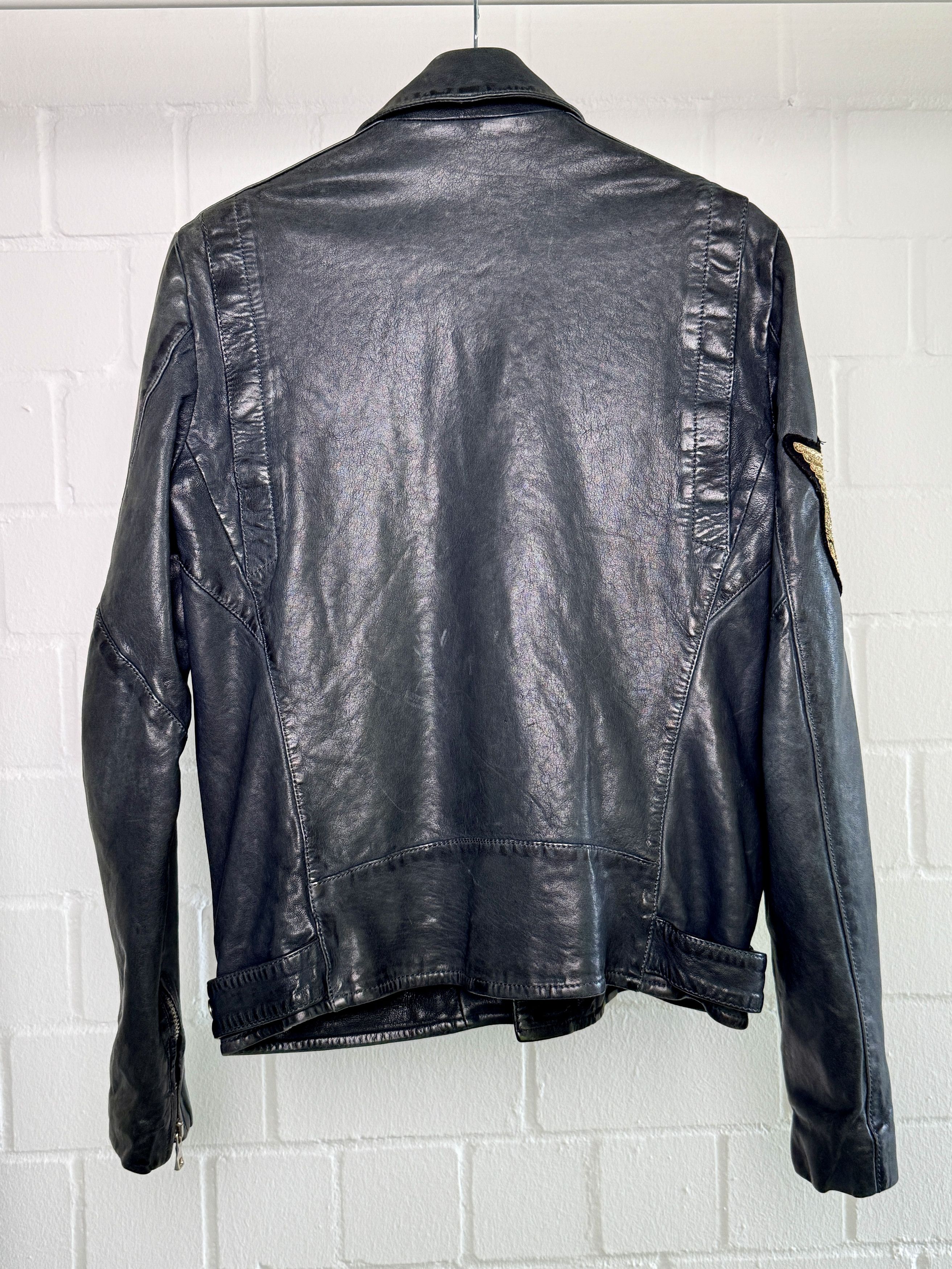 Balmain Balmain SS2014 Embroidered Patch Leather Biker Jacket Size US M / EU 48-50 / 2 - 5 Thumbnail