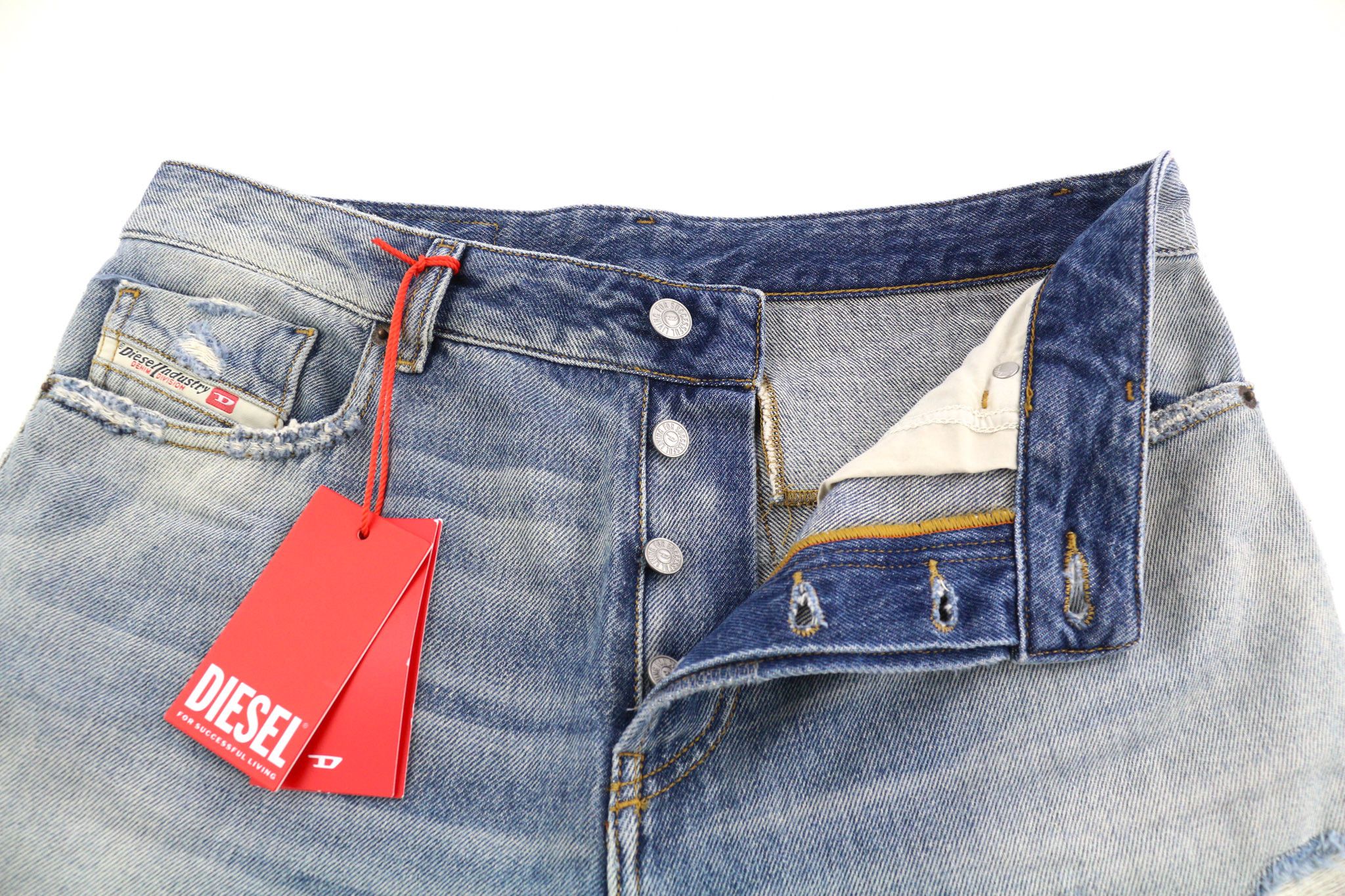 Diesel D-REKIV-Z 09C90 W32/L34 Straight Washed Denim 40392 Size US 32 / EU 48 - 4 Thumbnail