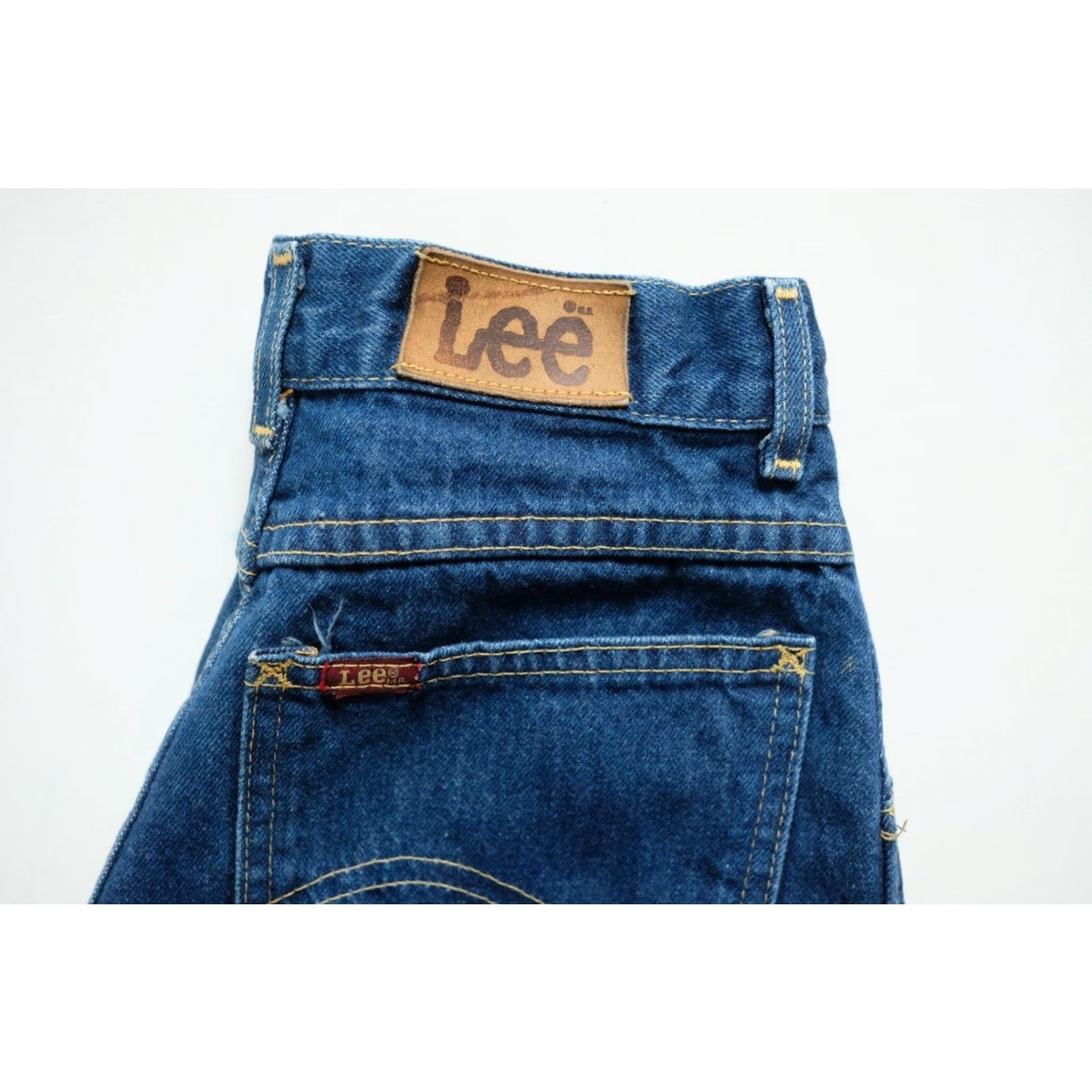 Levi's VINTAGE Levi's Strauss PLEATED Dark Denim UNION USA MADE Jeans Pants SZ 7 Womens Size 28" / US 6 / IT 42 - 4 Thumbnail