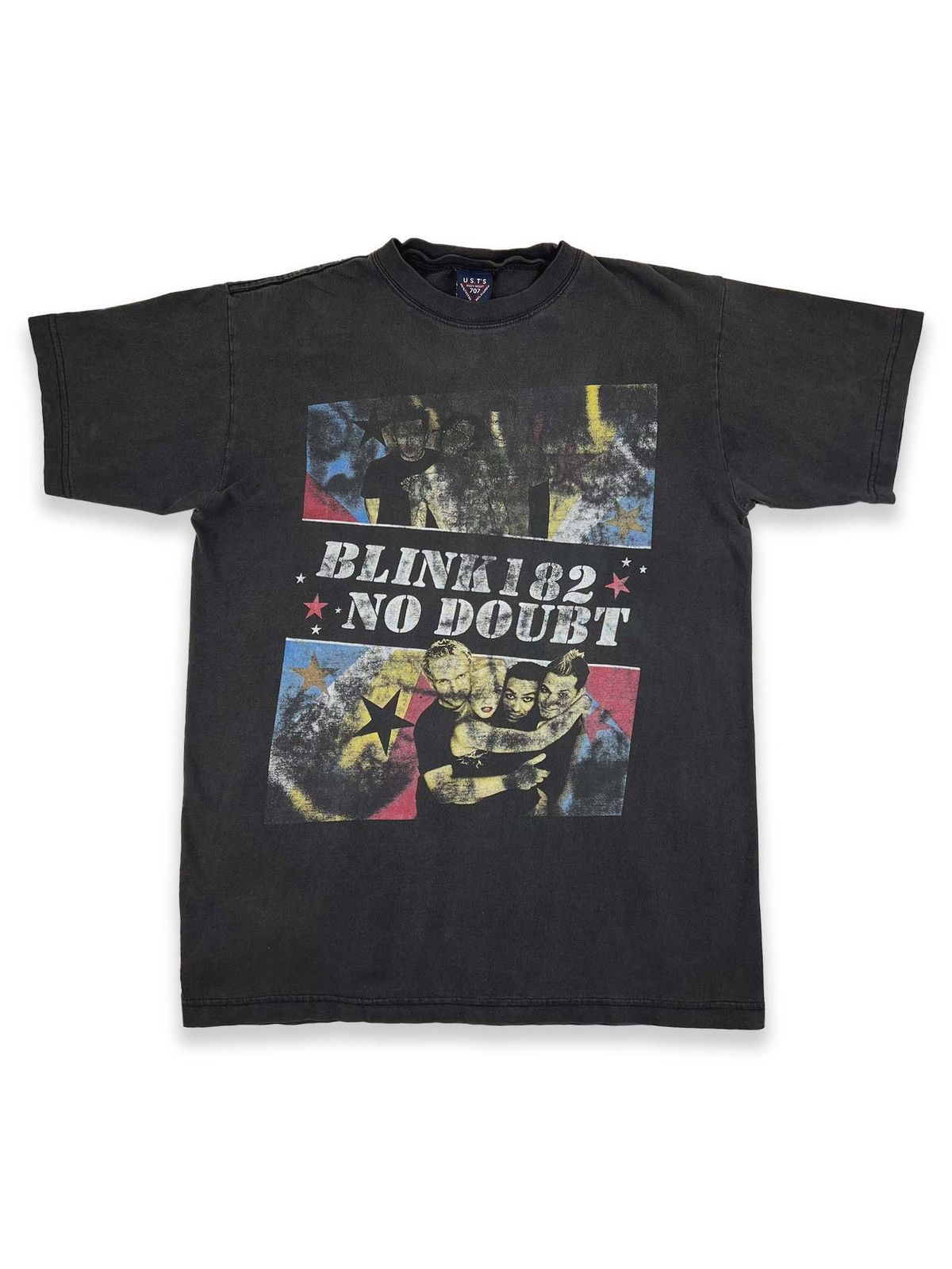 image of Band Tees x Vintage 2004 Vintage Blink 182 No Doubt Summer Tour Tee Medium in Black, Men's
