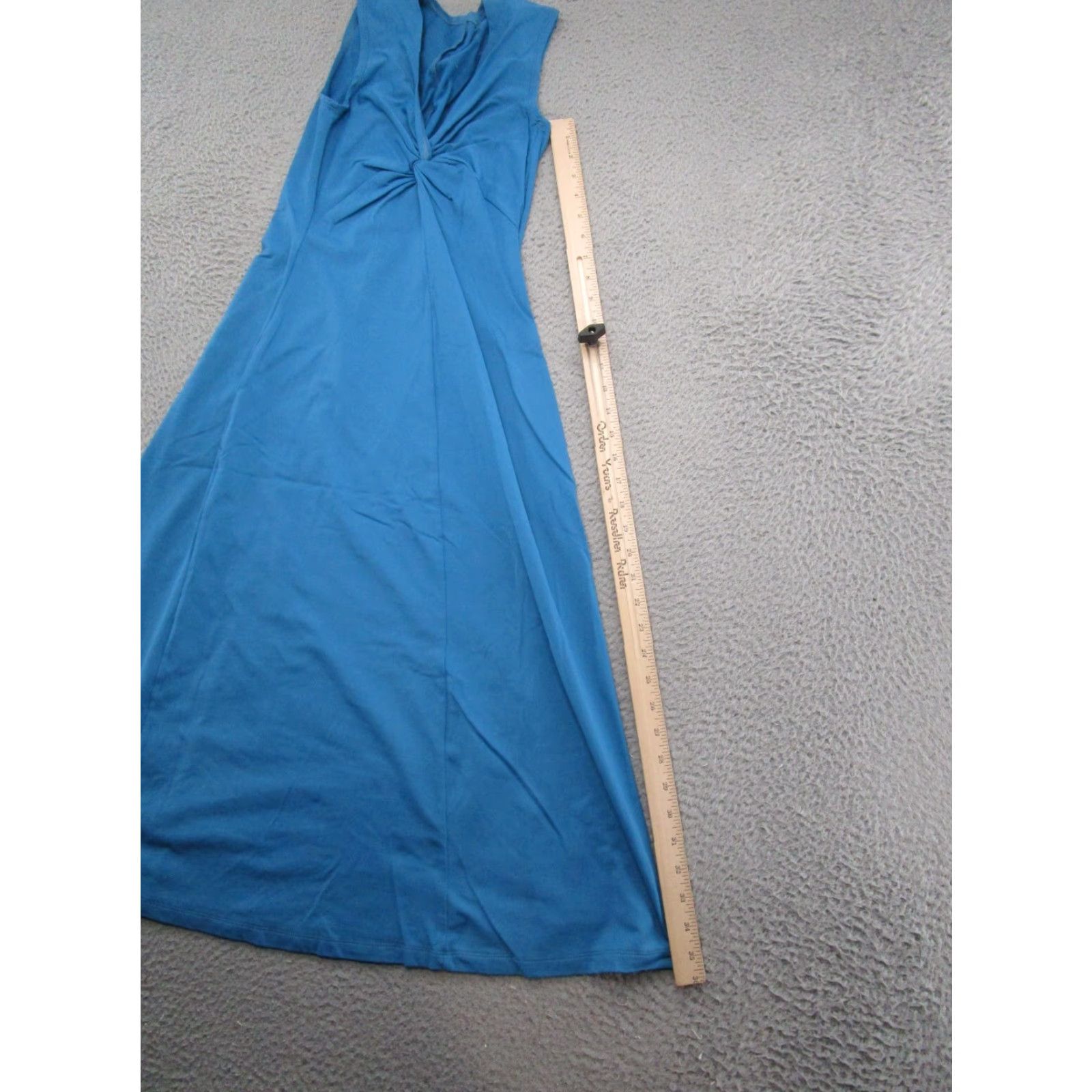 Patagonia Patagonia Dress Women's Long A-Line Sleeveless Blue Nylon Spandex Beach Stretch V-Neck S Twist Front Casual Beachwear Size S / US 4 / IT 40 - 7 Thumbnail