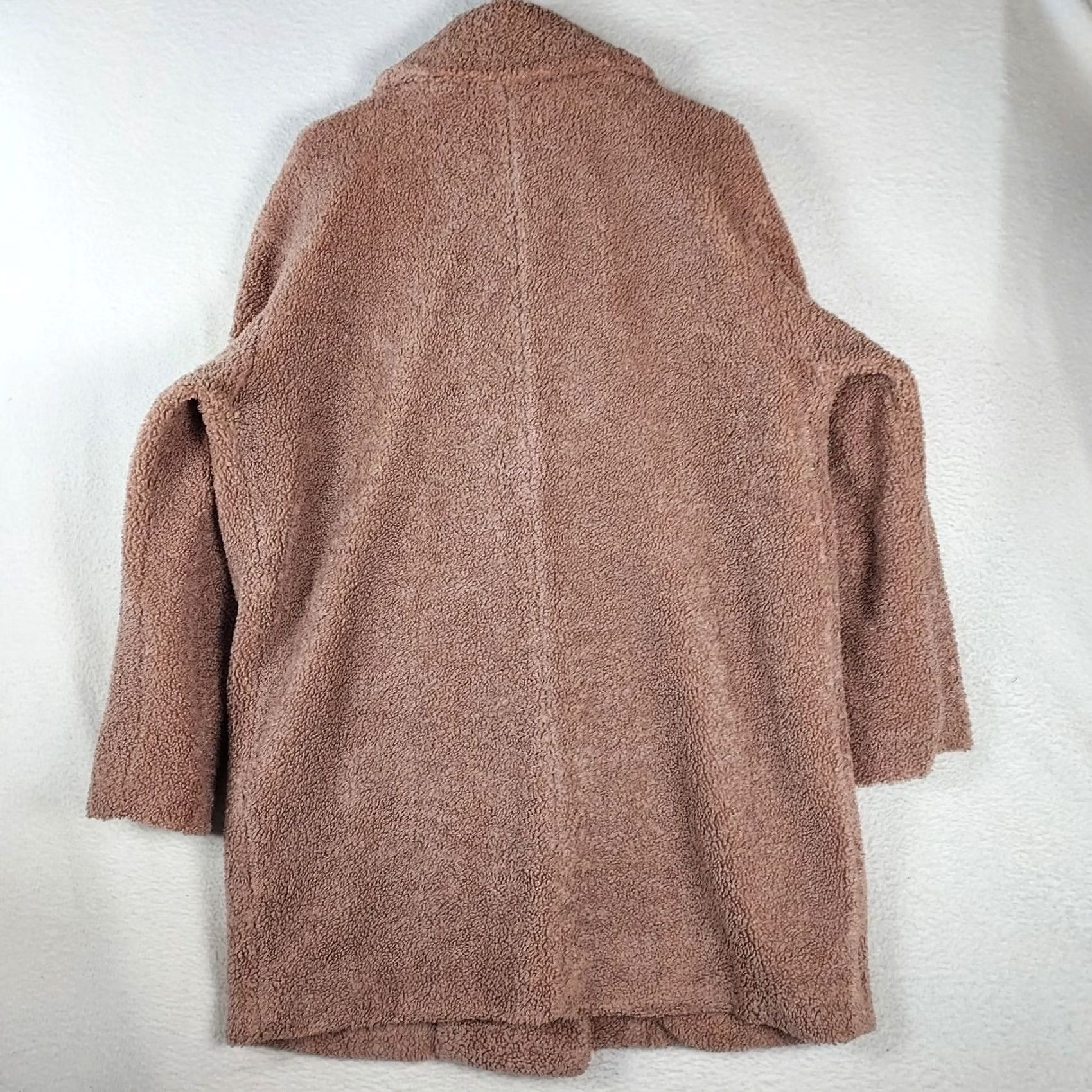 Lucky Brand VINTAGE? No. Lucky Brand Coat Pink Teddy Long Sleeve Solid Polyester L Womens Regular Jacket - but must use only original words and structure. Size L / US 10 / IT 46 - 2 Thumbnail