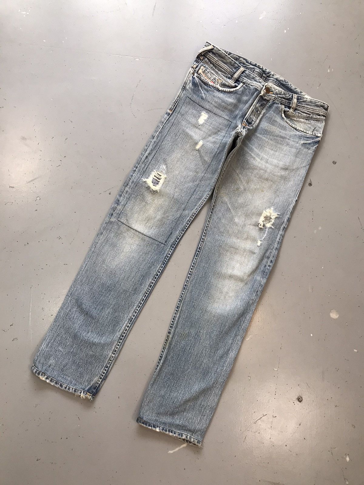 Diesel × Vintage Vintage diesel industry distressed zipper pocket denim Size US 34 / EU 50 - 3 Thumbnail