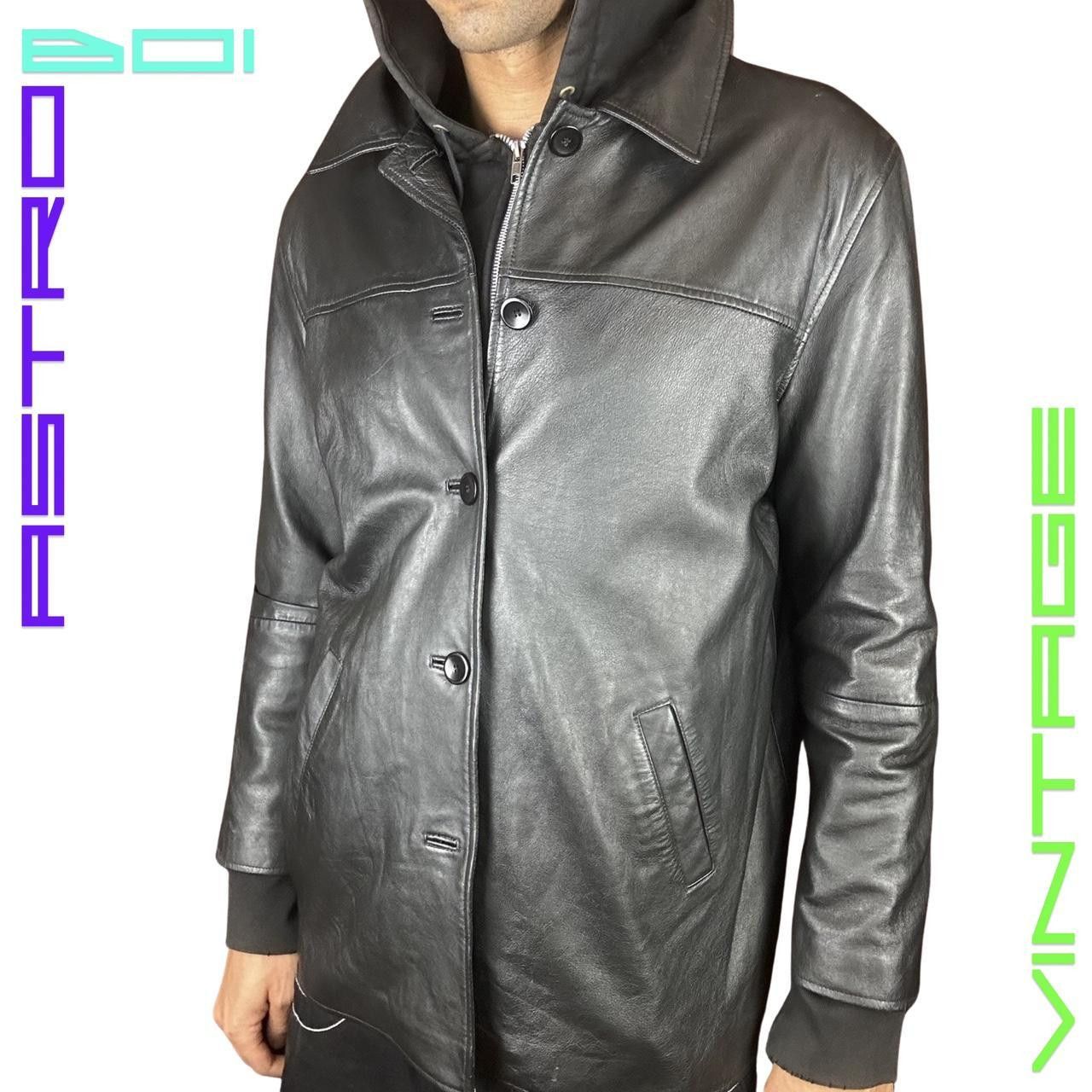 Vintage VINTAGE MODA INTERNATIONAL BLACK CLASSIC LEATHER JACKET _ XL Size US XL / EU 56 / 4 - 3 Thumbnail