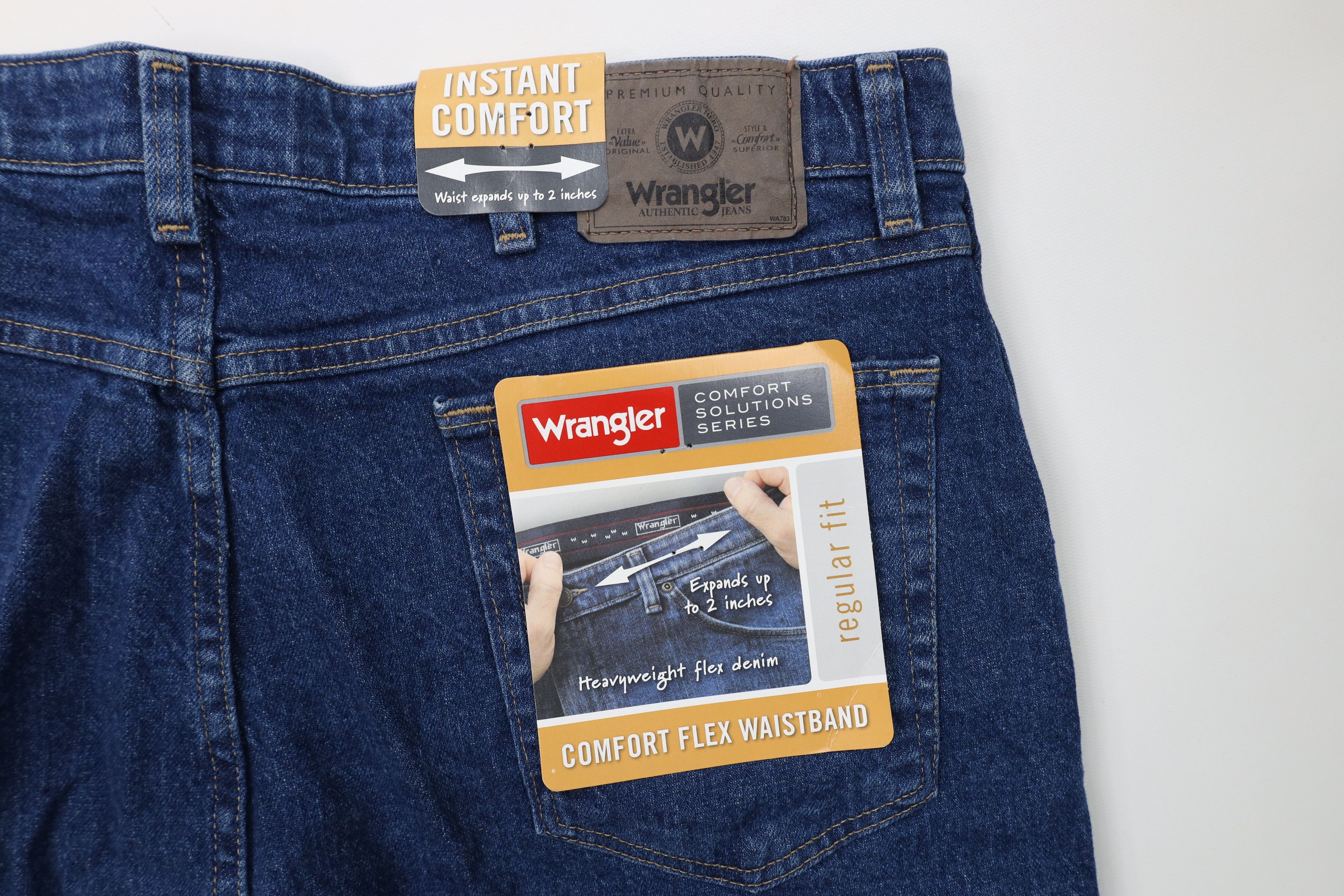 Wrangler Deadstock Vintage Y2K Wrangler Fit Stretch Denim Jeans Blue Size US 38 / EU 54 - 14 Thumbnail