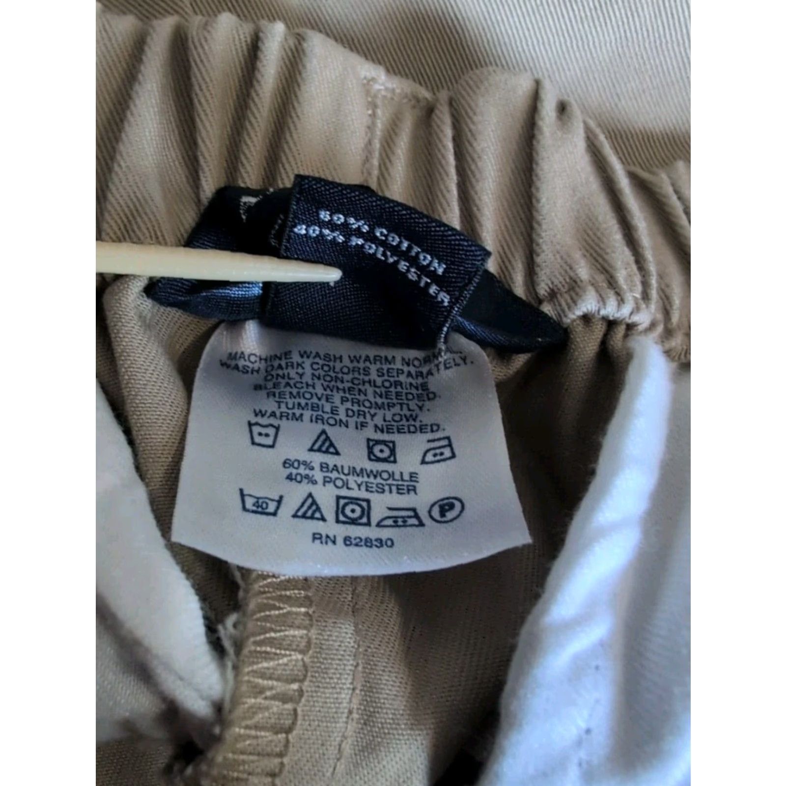 Lands' End Lands End Women Shorts 8 Khaki Tan Zipup Bermuda Pockets Elastic Flat Front Slim Fit Casual Summer Women’s Pants Size 30" / US 8 / IT 44 - 4 Thumbnail